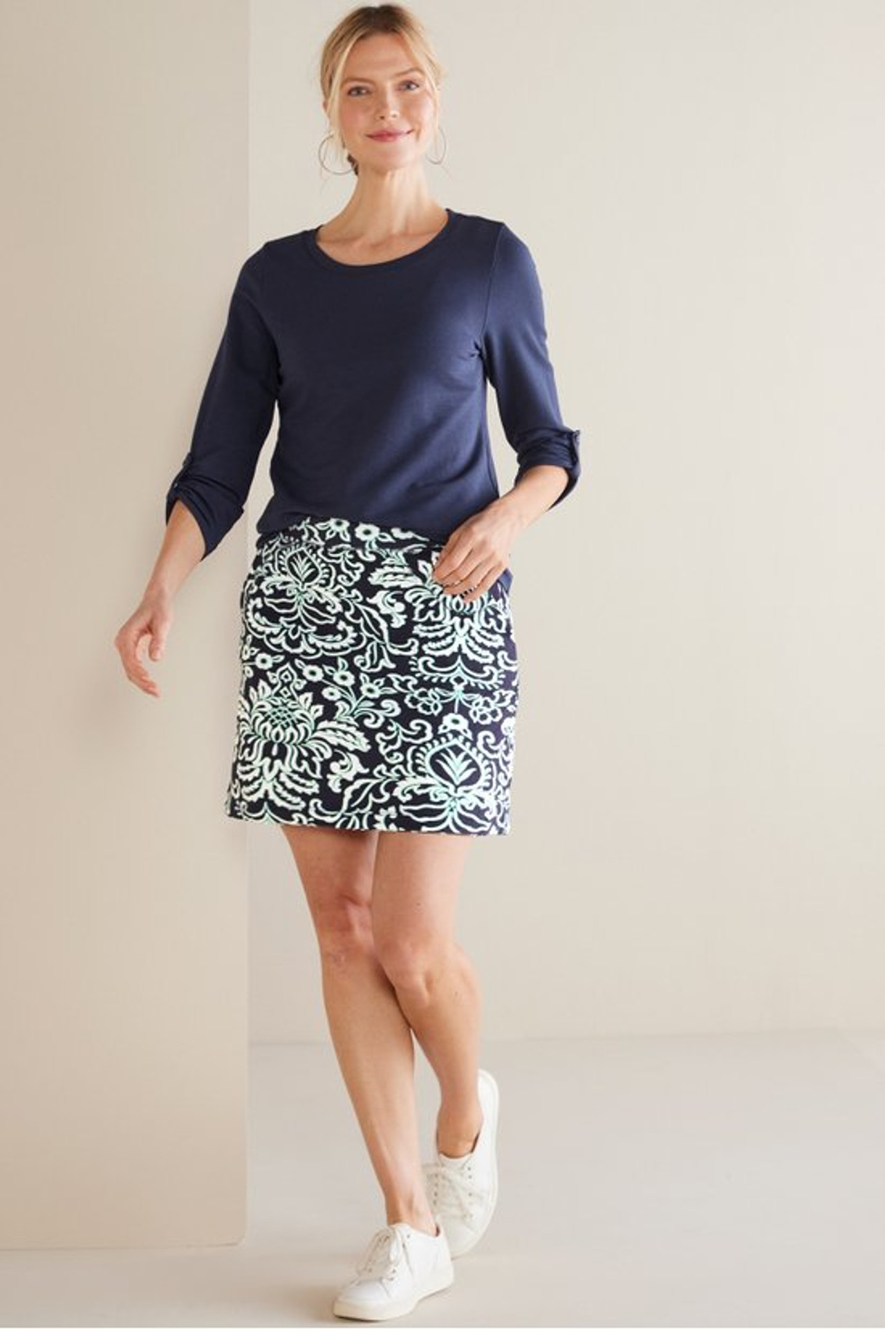 Fina French Terry Skort - Soft Surroundings Outlet
