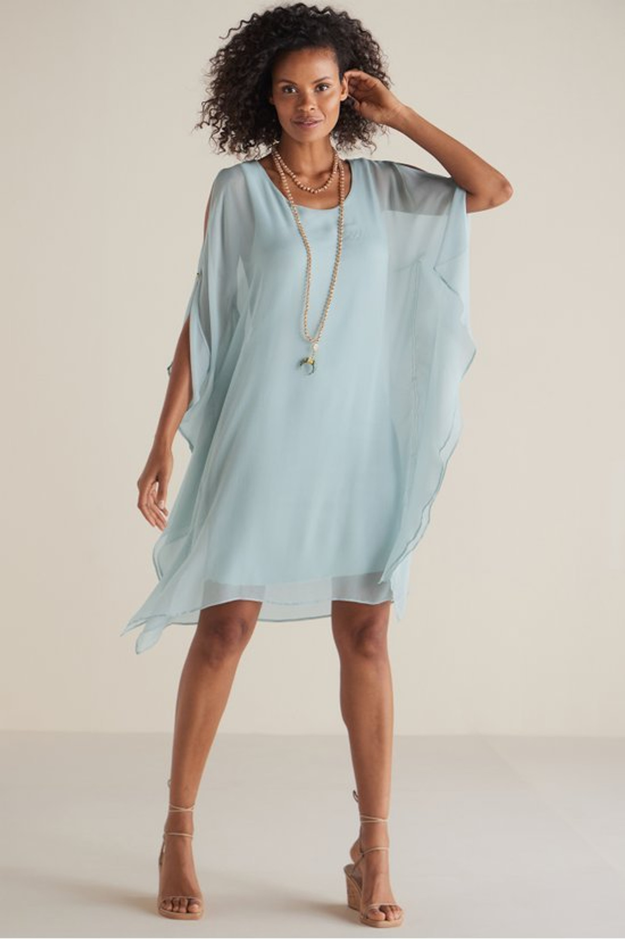 Morlaix Silk Dress - Soft Surroundings Outlet