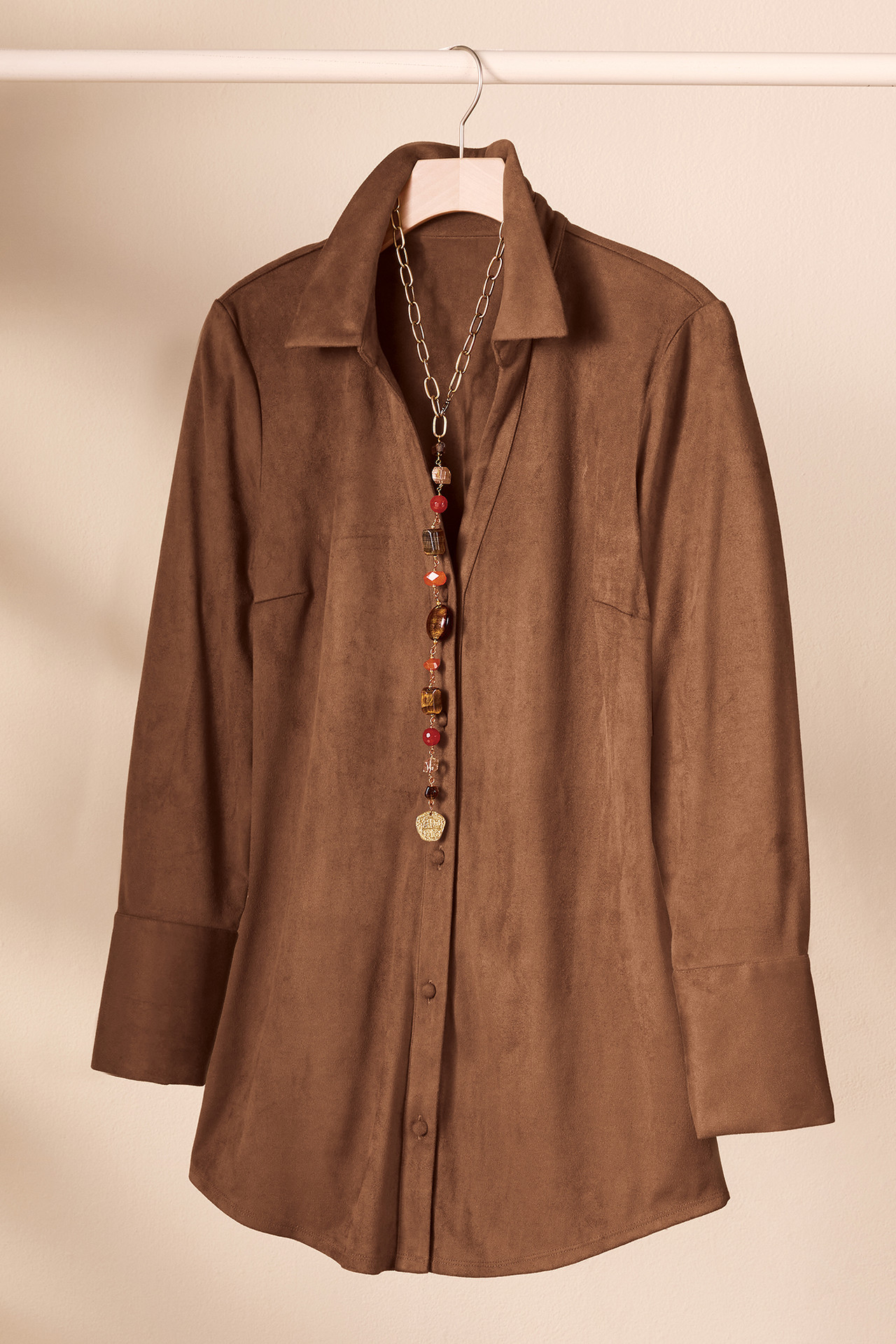 Vida Faux Suede Tunic - Soft Surroundings Outlet