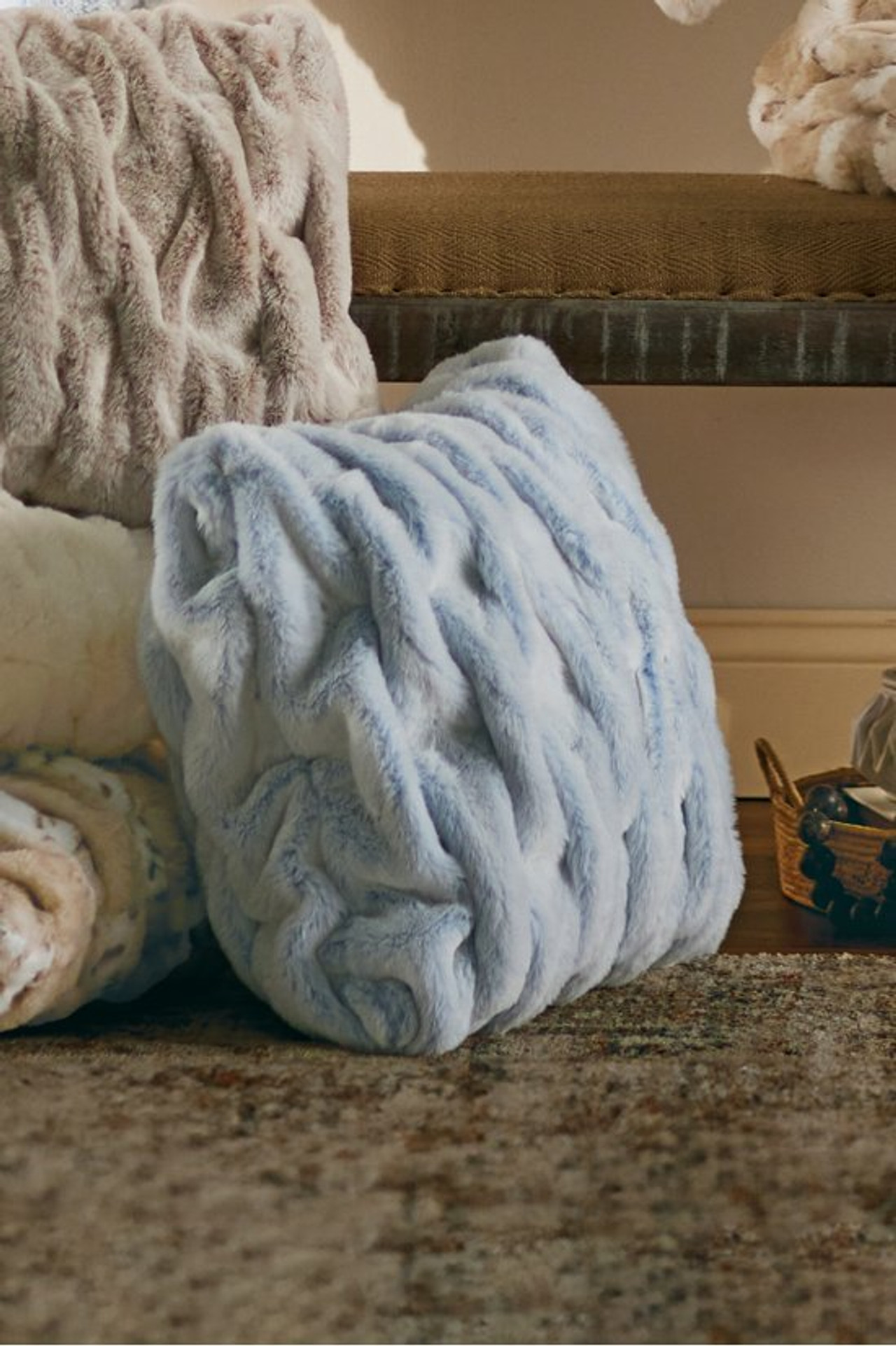 La Parisienne Faux Fur Pillow - Soft Surroundings Outlet