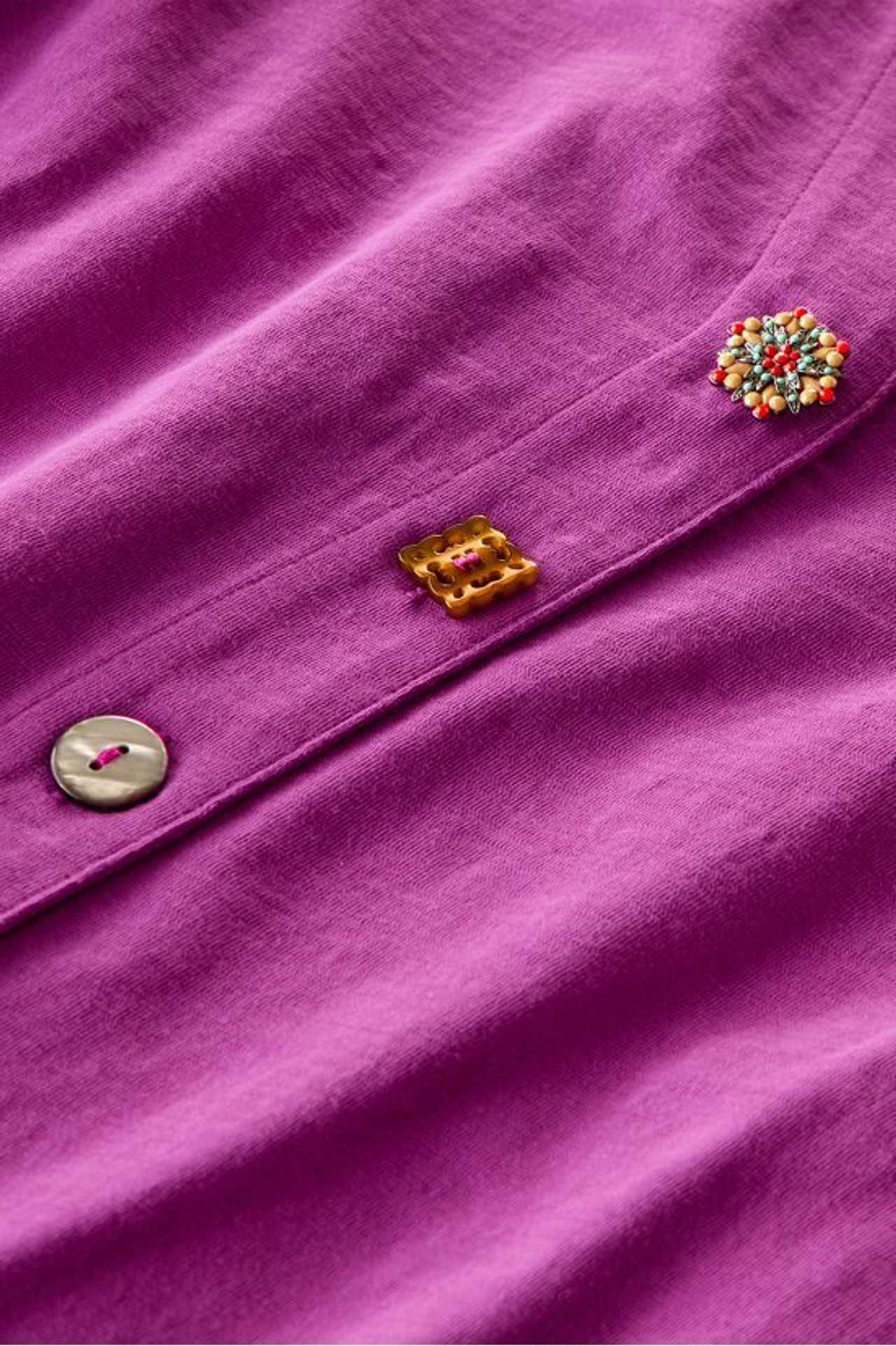 Danielle Button Dress - Soft Surroundings Outlet