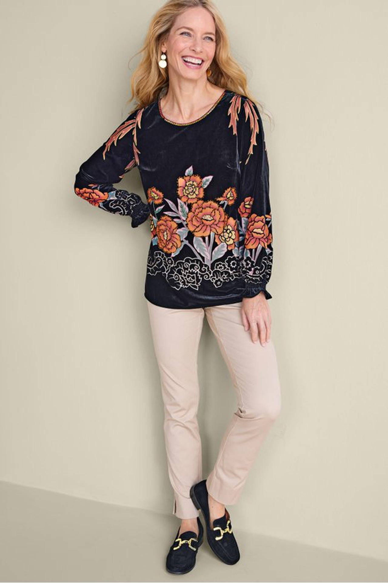 Brielle Velvet Top - Soft Surroundings Outlet