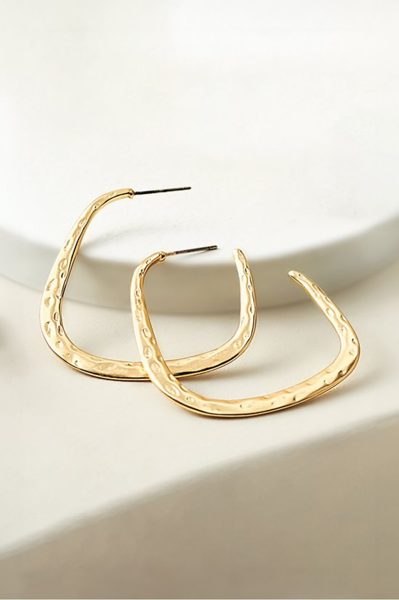 Soreli Hammered Hoop Earrings - Soft Surroundings Outlet
