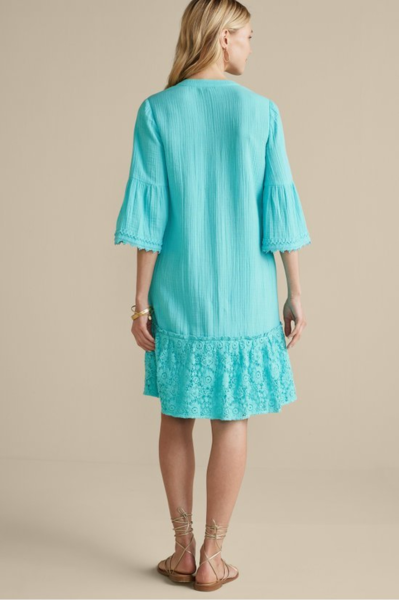 Kiona Gauze Short Dress - Soft Surroundings Outlet