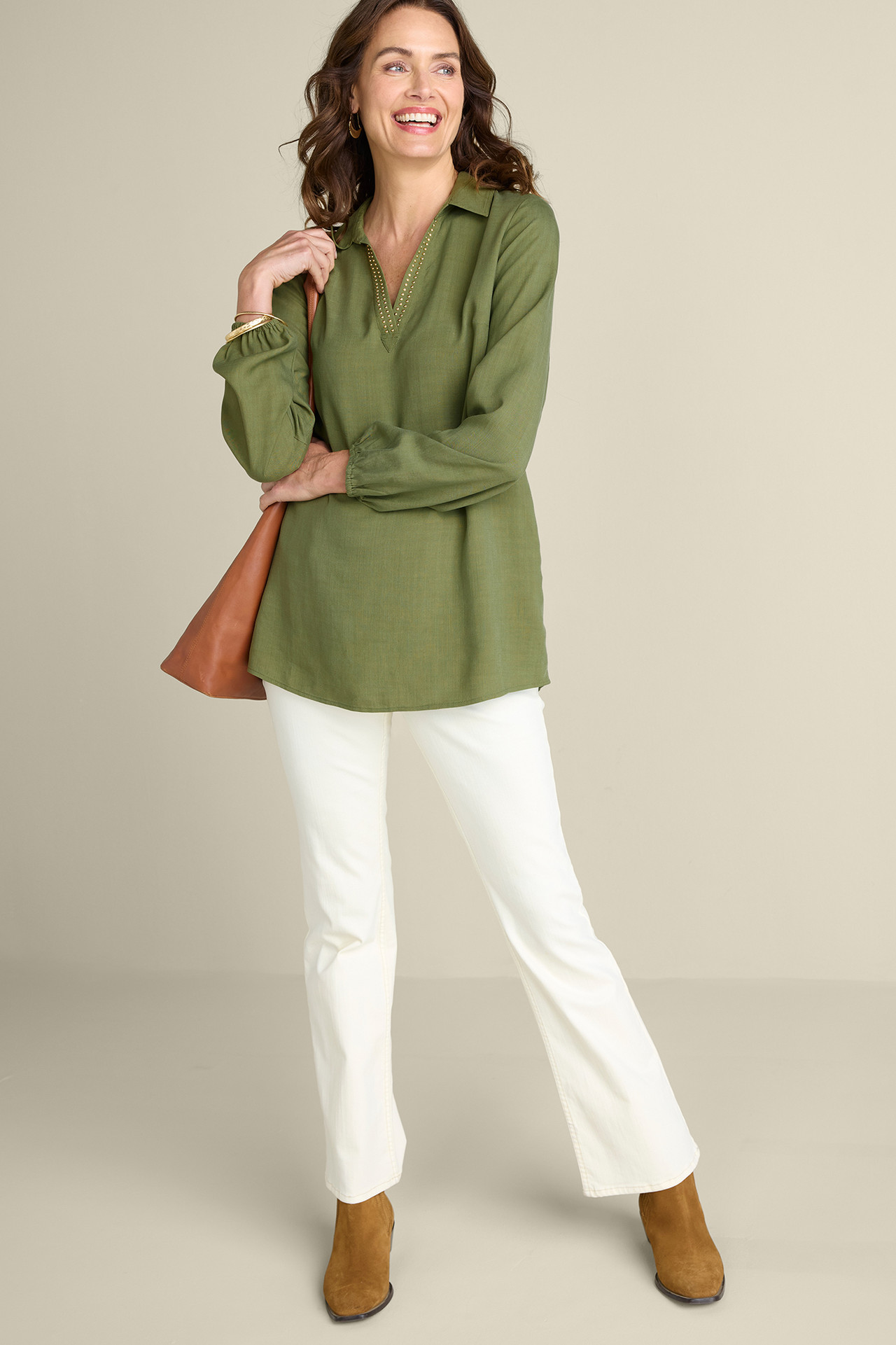 Delaine TENCEL™ Tunic - Soft Surroundings Outlet