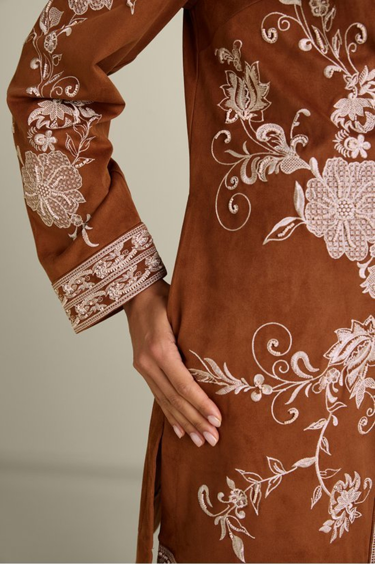 Marienne Faux Suede Jacket - Soft Surroundings Outlet