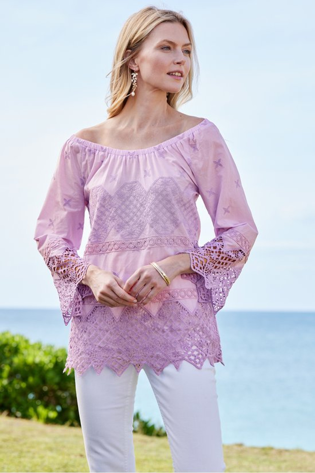 Pilar Off The Shoulder Top - Soft Surroundings Outlet