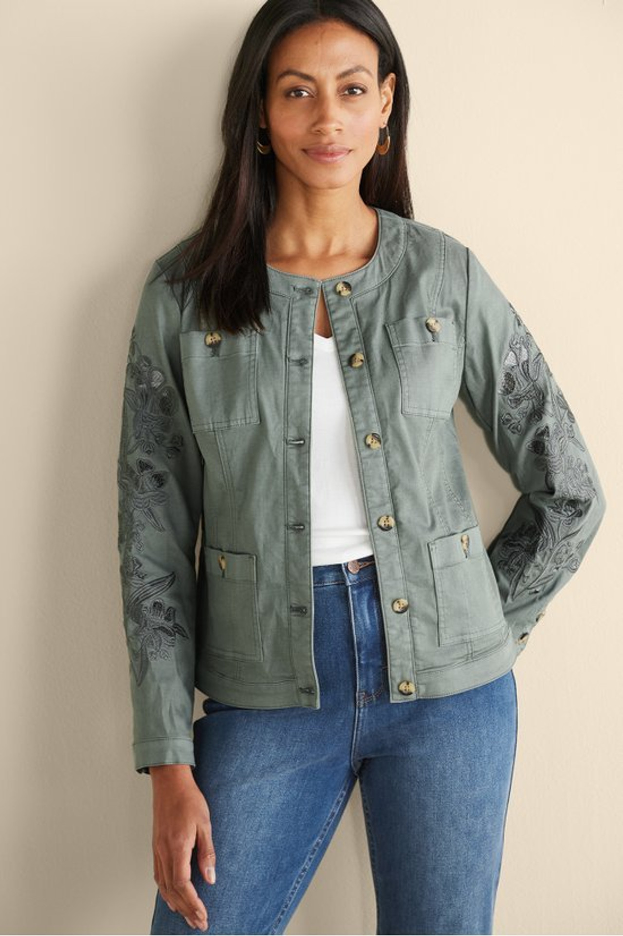 Monterey Utility Jacket - Soft Surroundings Outlet