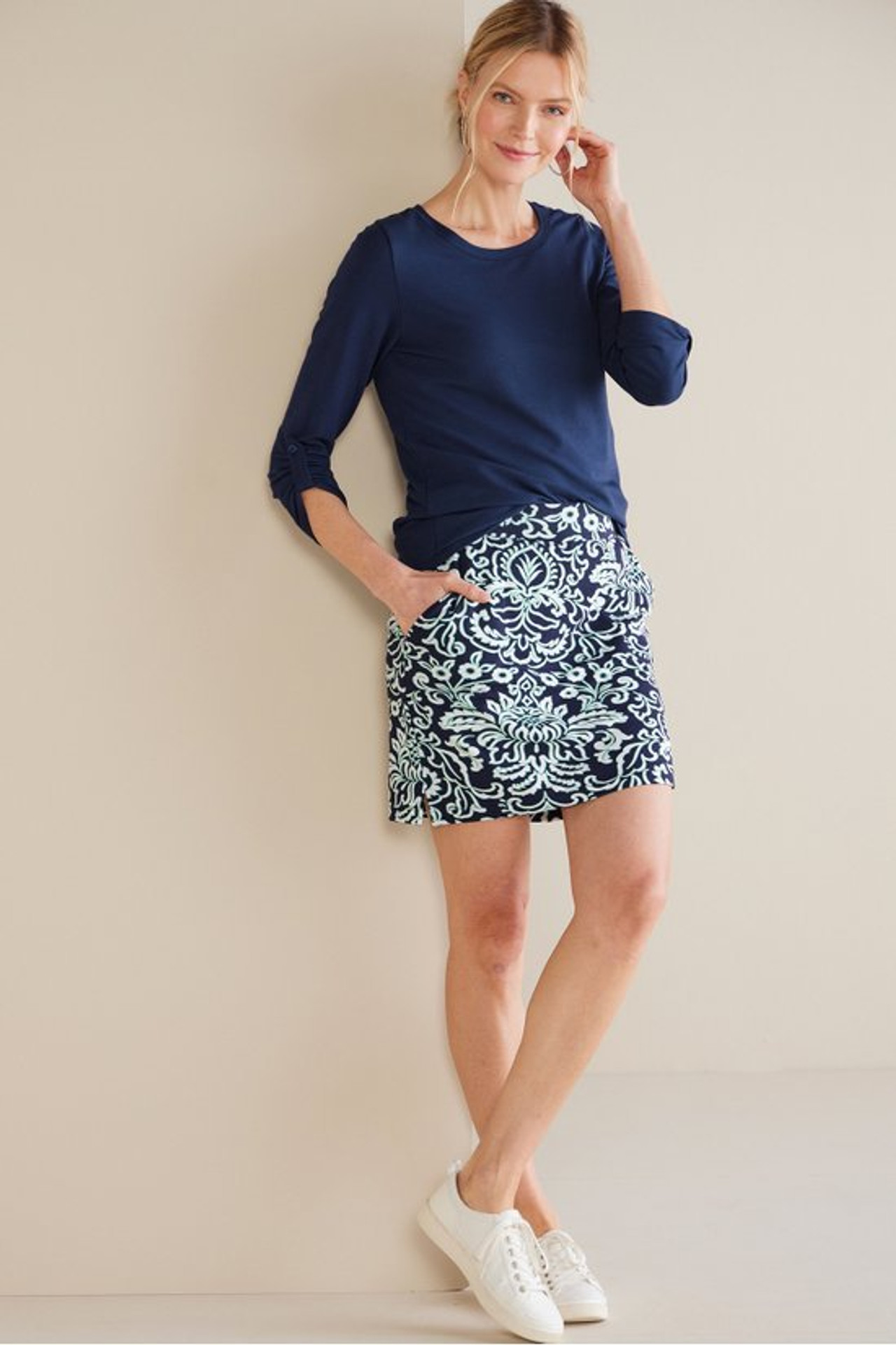 Fina French Terry Tee - Soft Surroundings Outlet