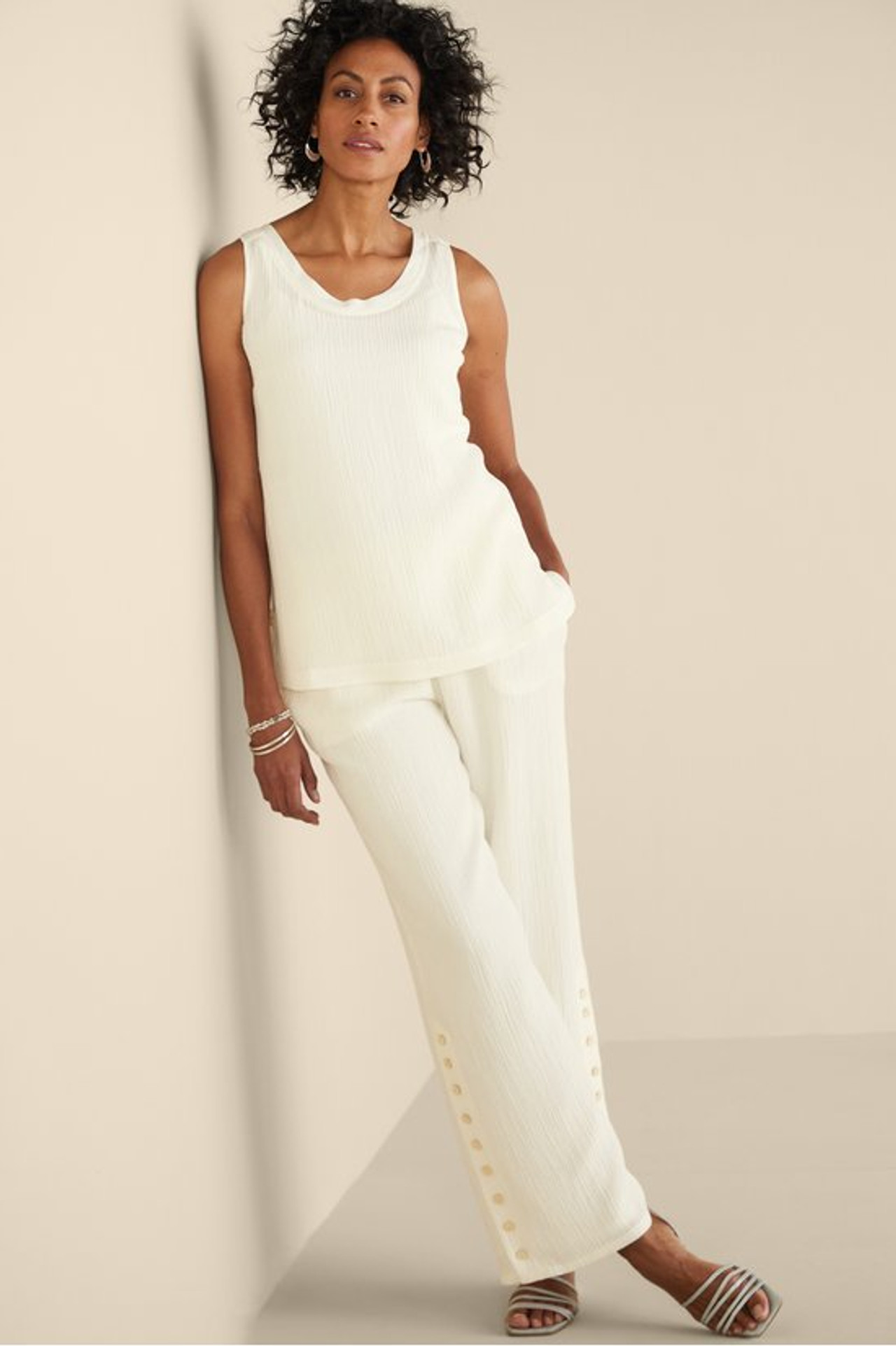 Oceo Gauze Tank - Soft Surroundings Outlet