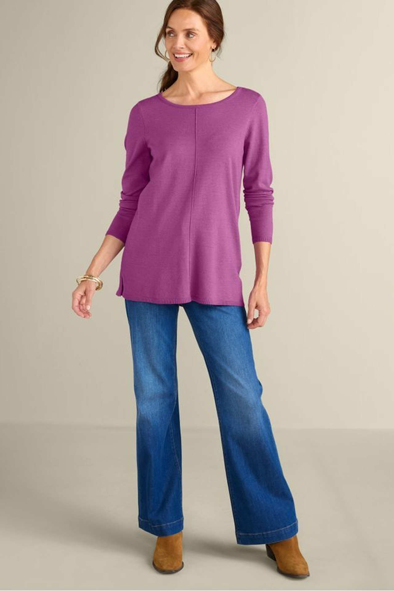 Tiana Sweater Tunic - Soft Surroundings Outlet