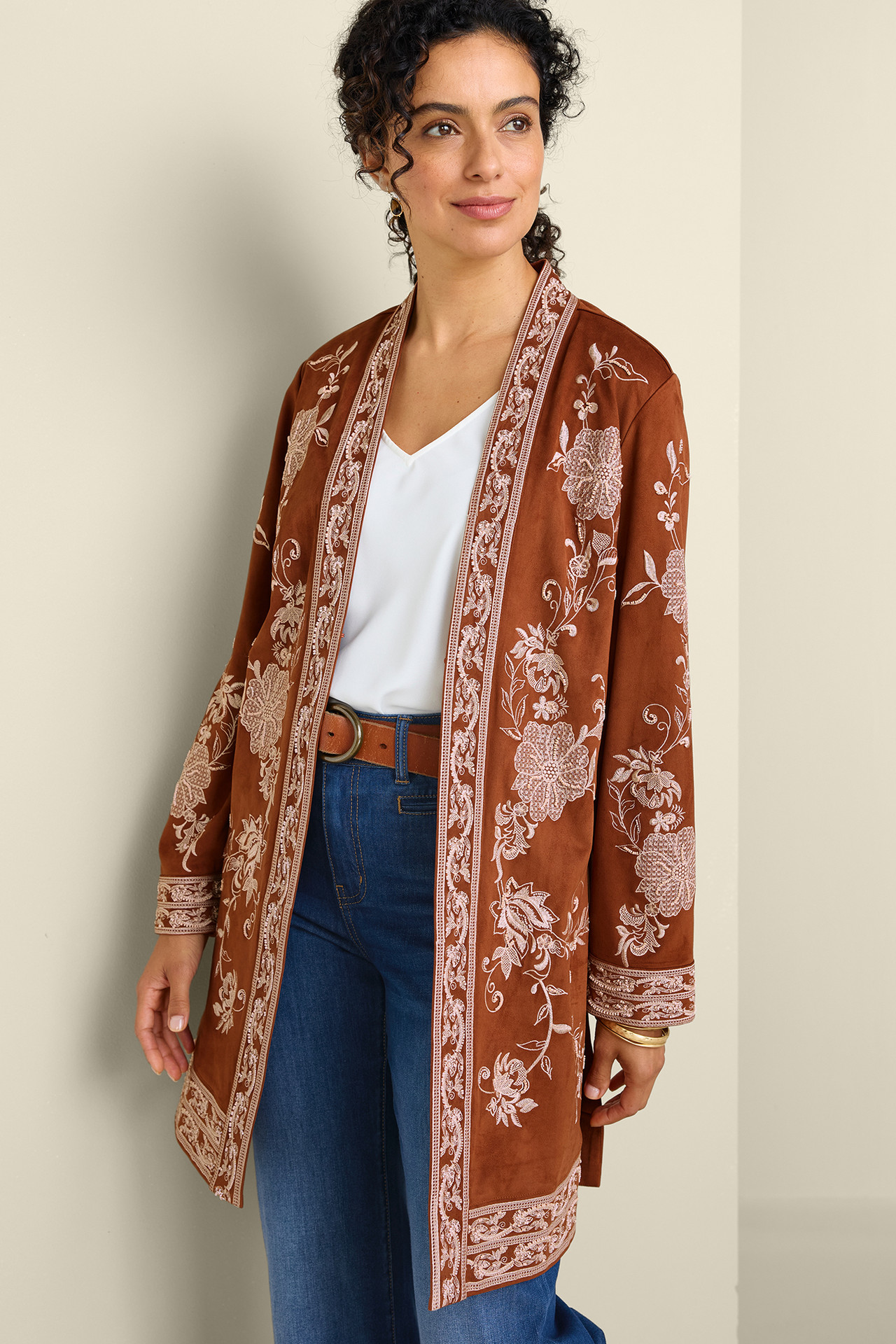 Marienne Faux Suede Jacket - Soft Surroundings Outlet