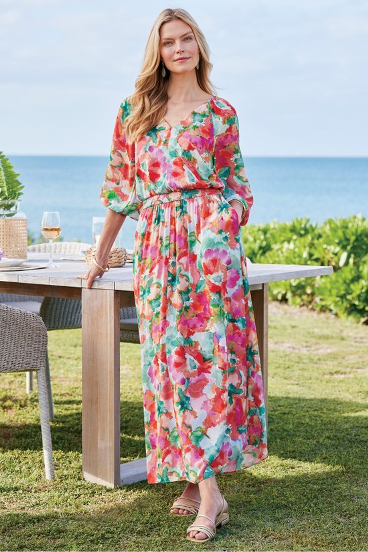 Evalina Maxi Dress - Soft Surroundings Outlet