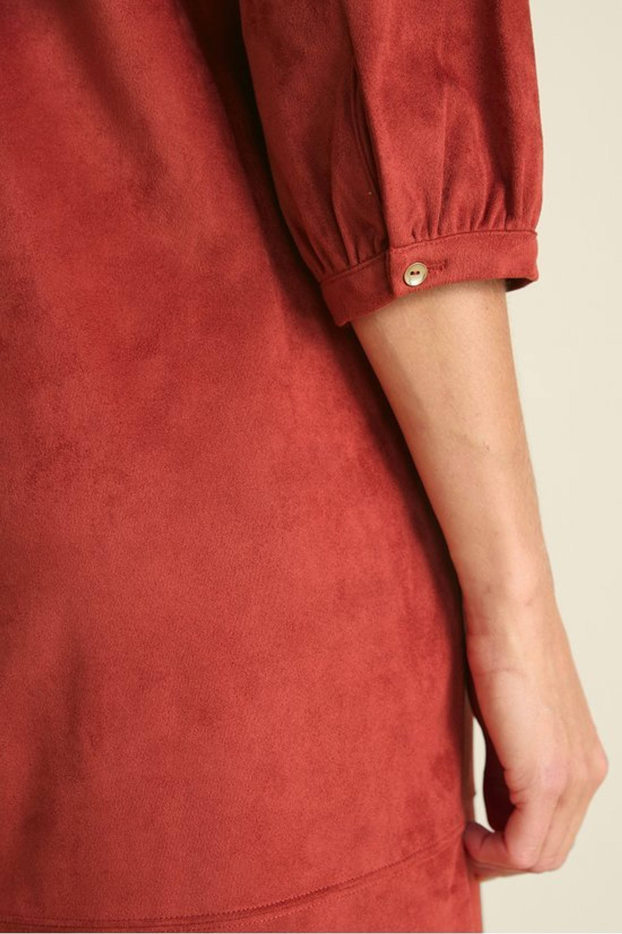 Martine Faux Suede Dress - Soft Surroundings Outlet