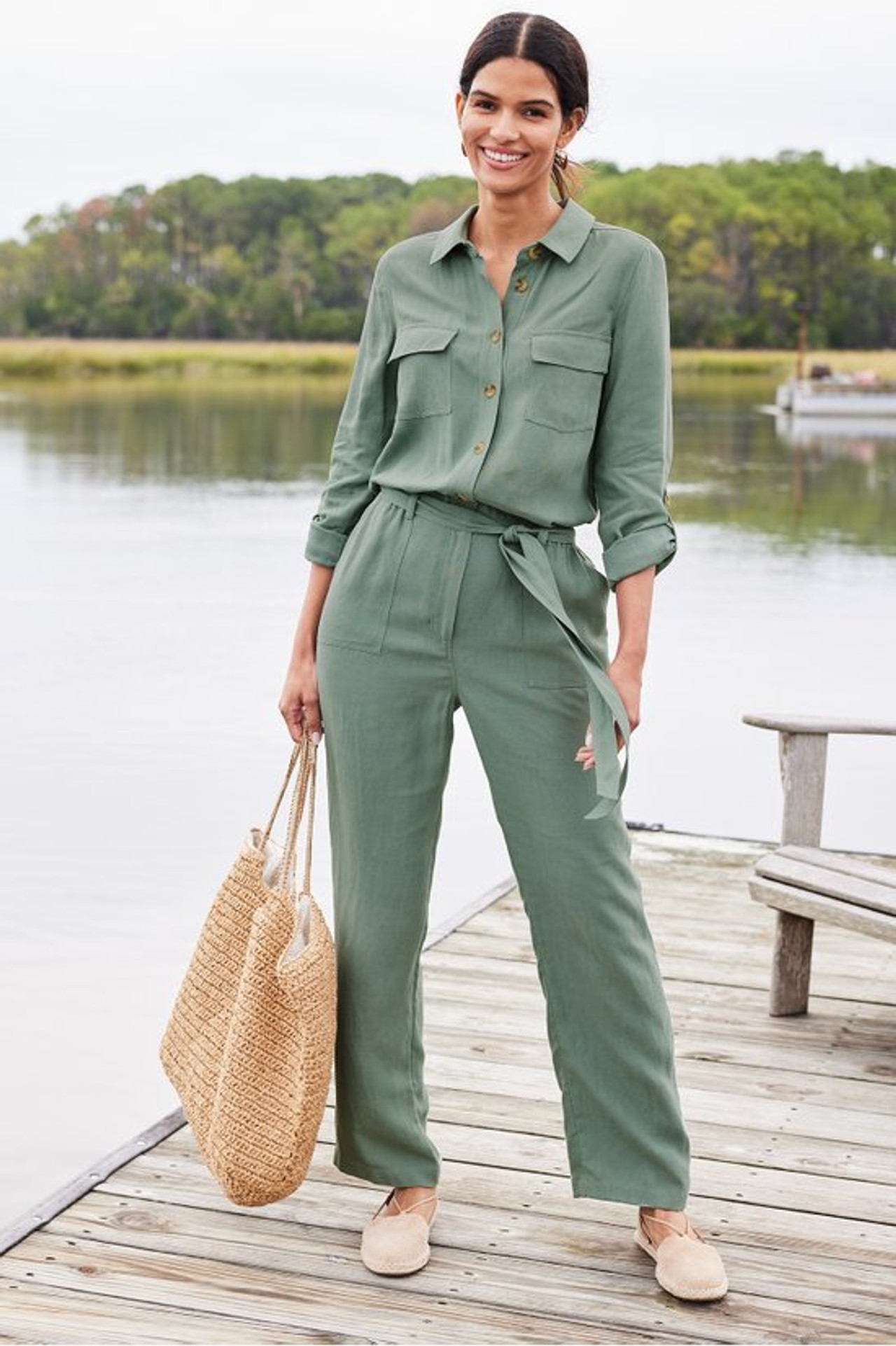 Kerry Jumpsuit - Soft Surroundings Outlet