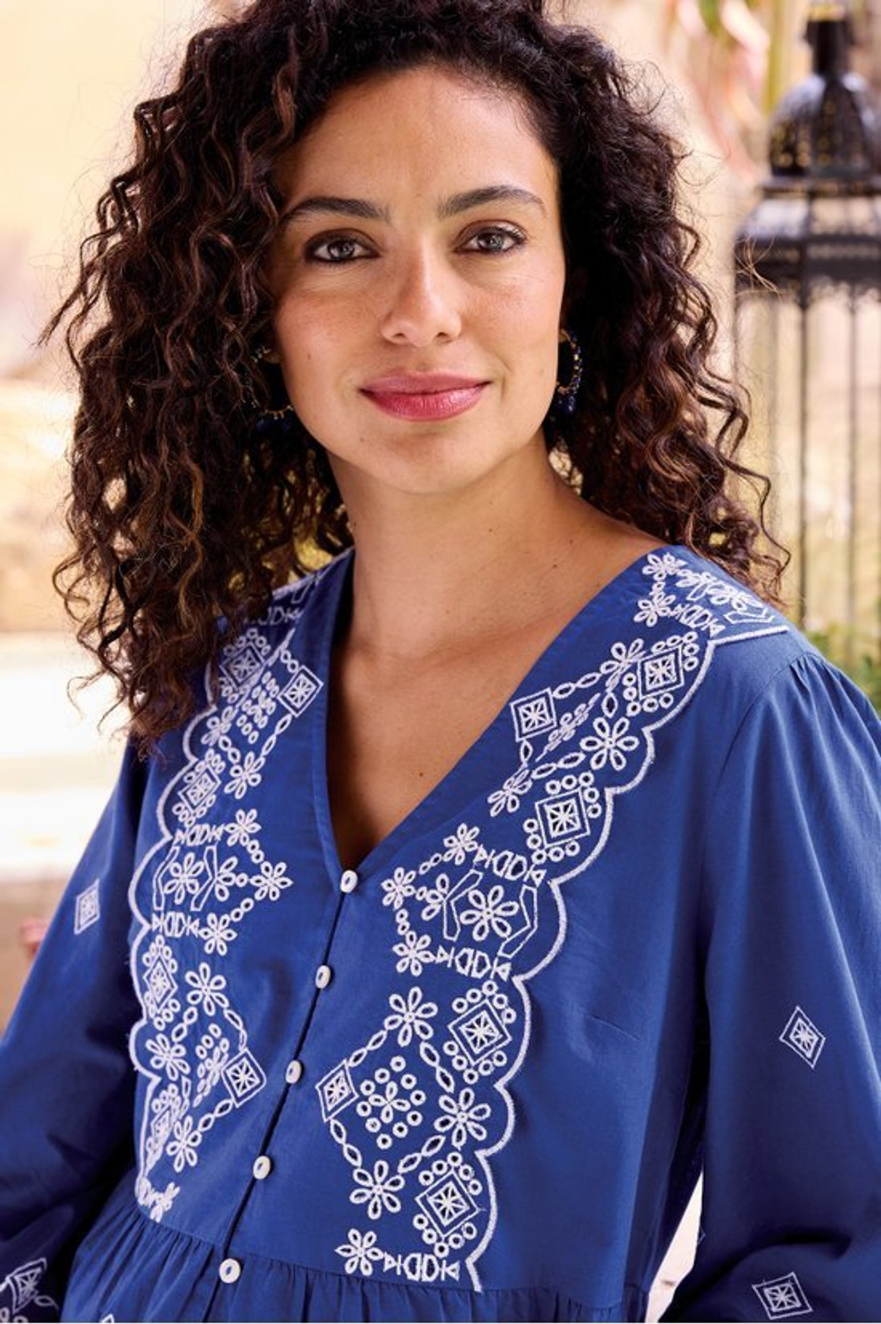 Shona Embroidered Top - Soft Surroundings Outlet