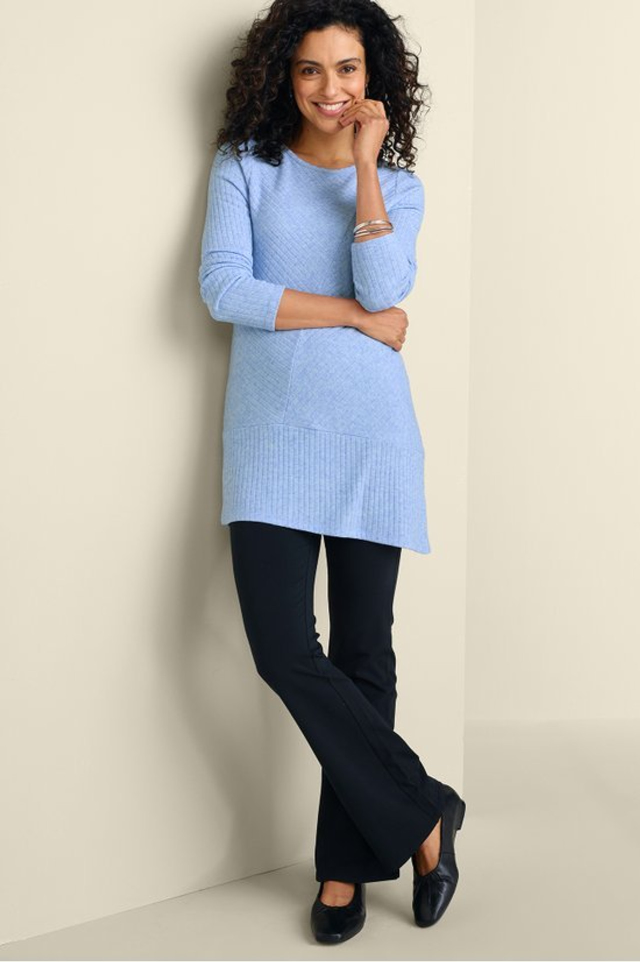 Textured Asymmetrical Tunic - Soft Surroundings Outlet