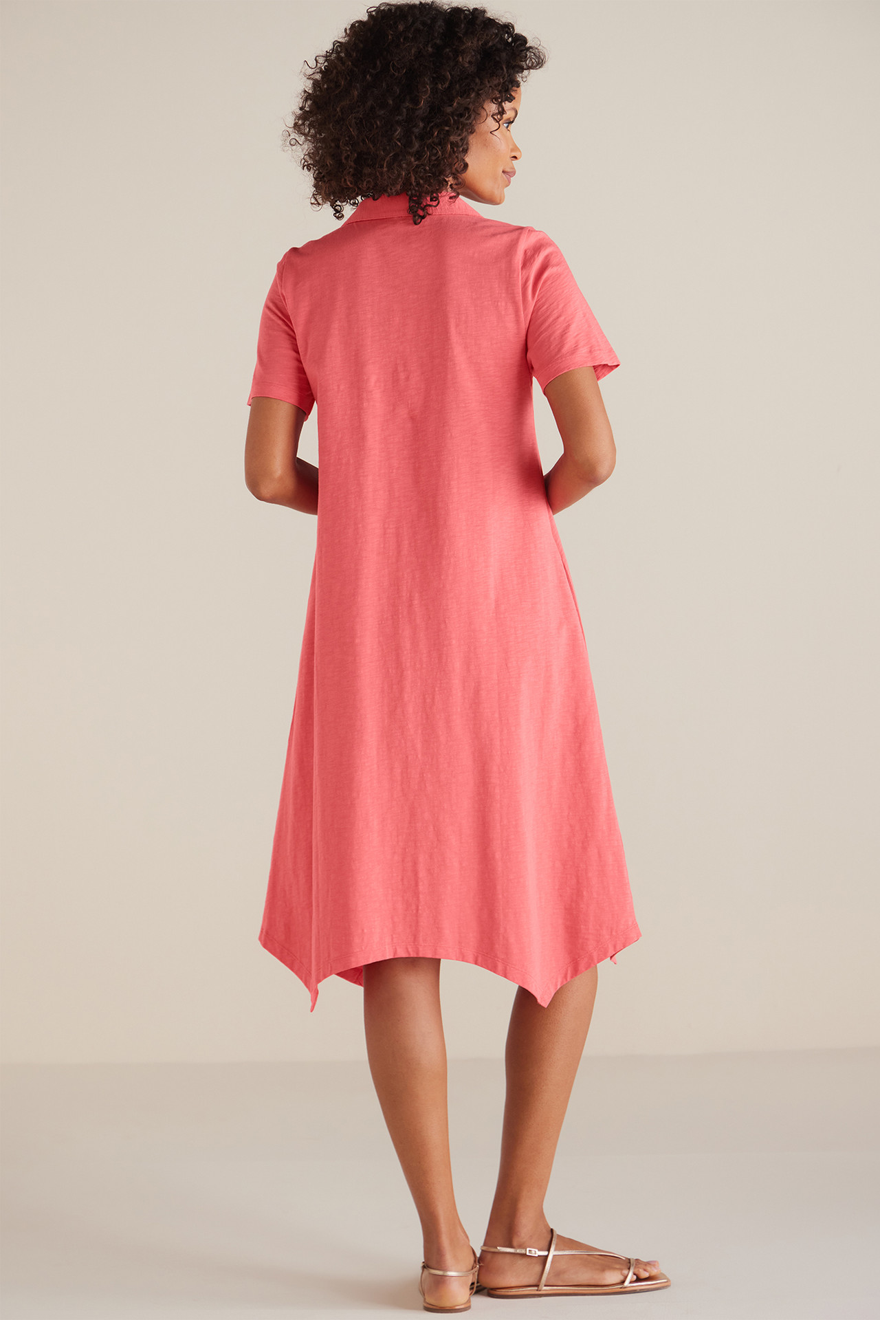Danielle Button Dress - Soft Surroundings Outlet
