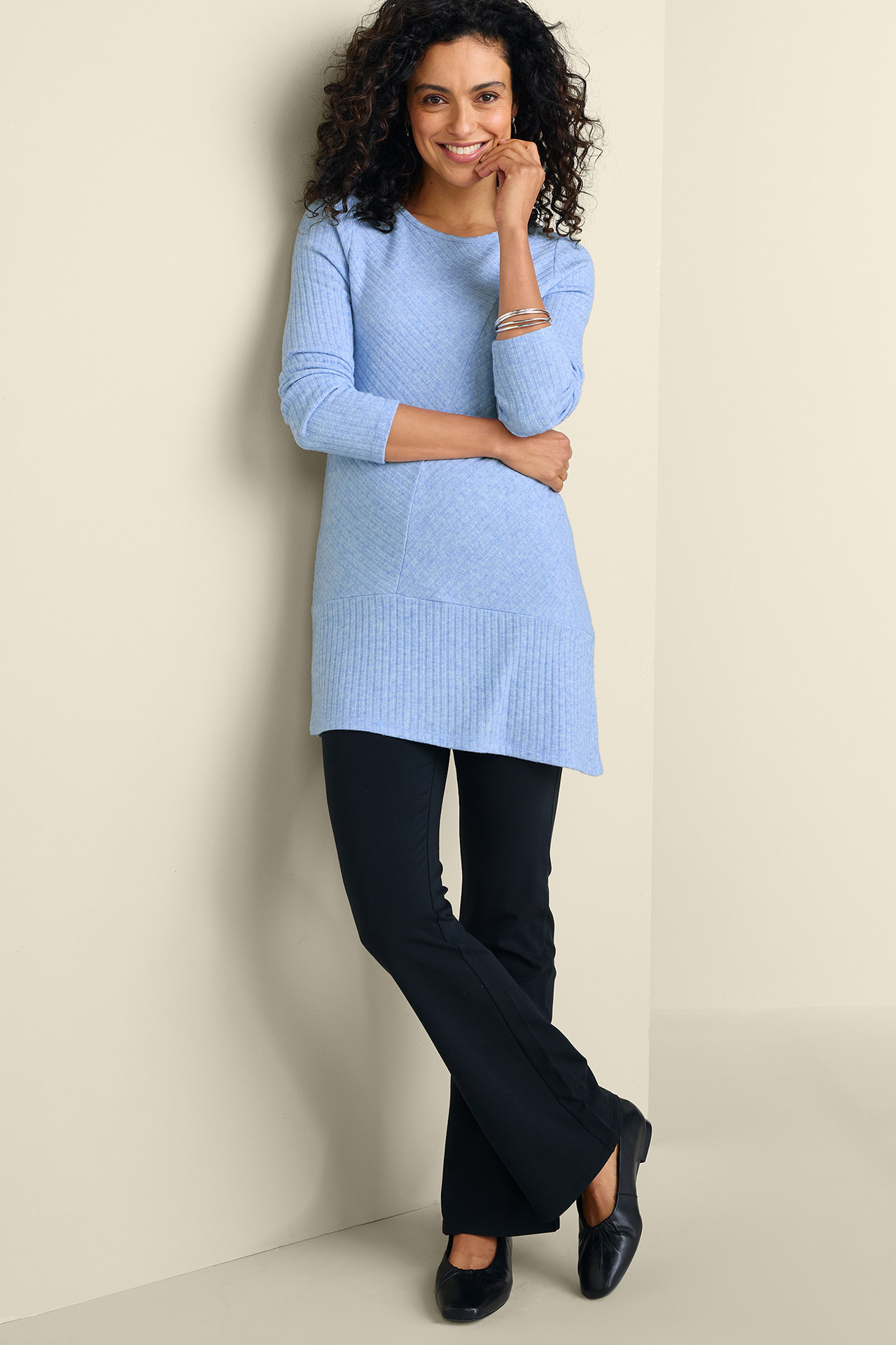 Textured Asymmetrical Tunic - Soft Surroundings Outlet