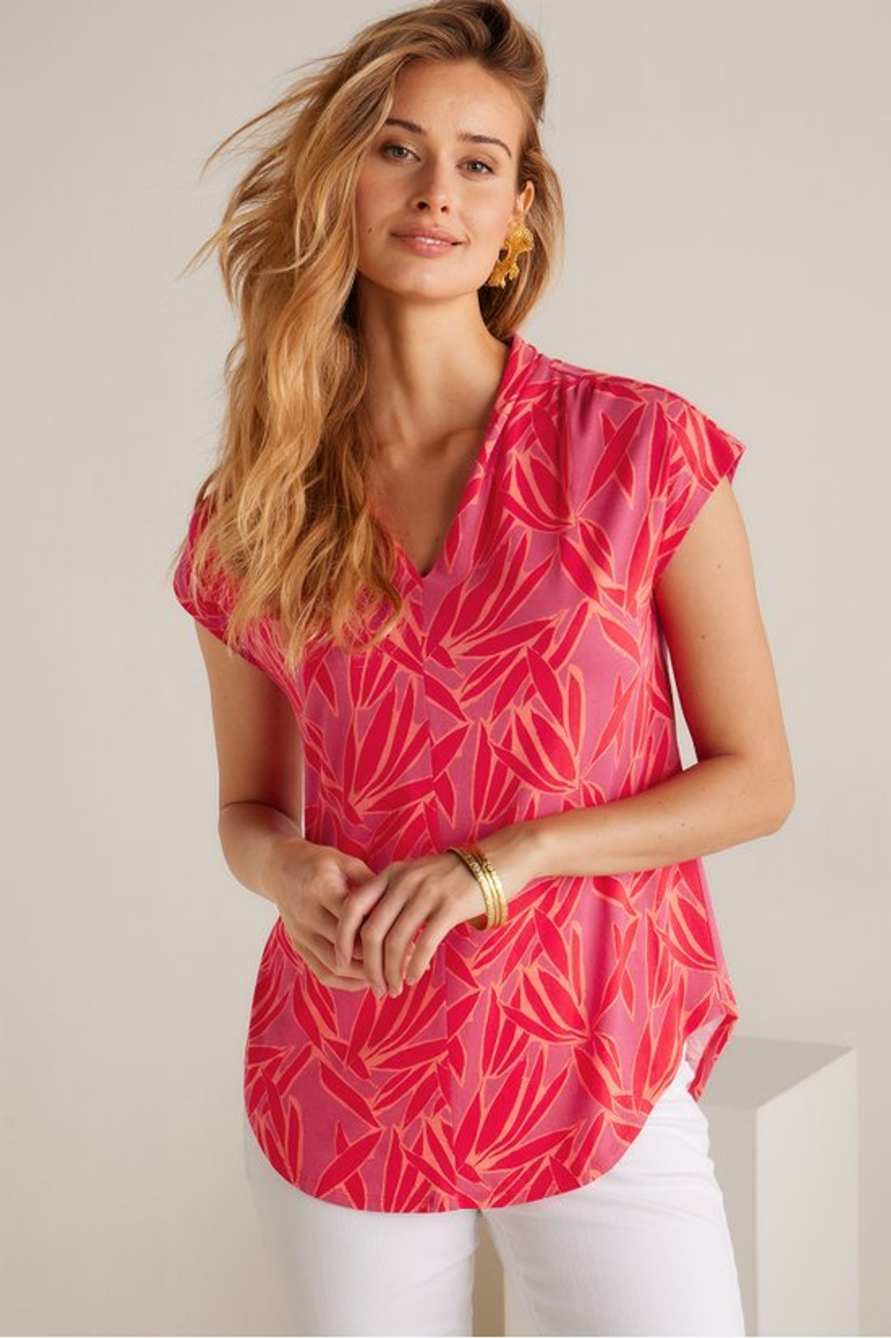 Twilight Luau Printed Tunic - Soft Surroundings Outlet