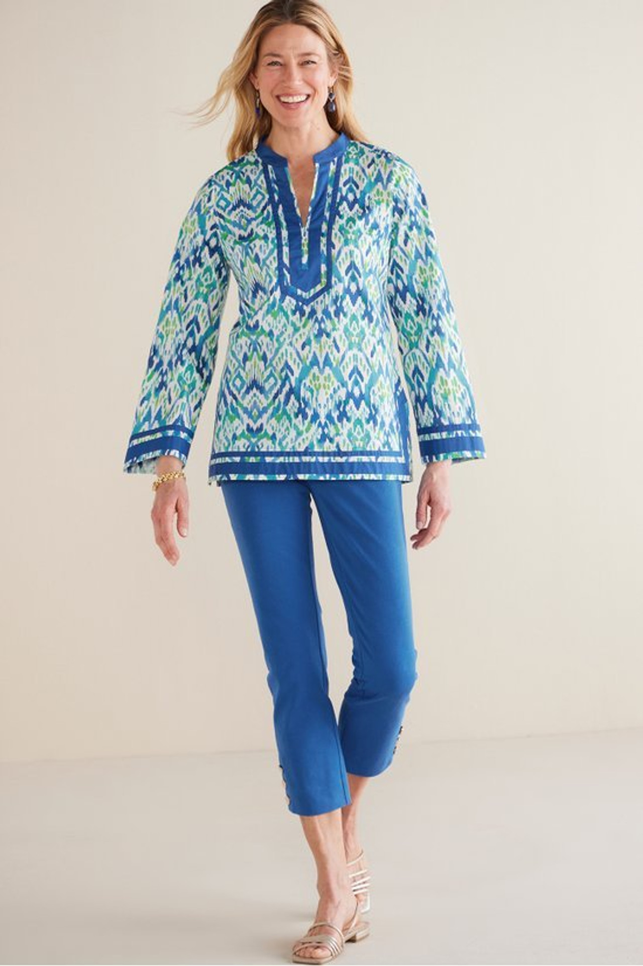 Kirti Ikat Tunic - Soft Surroundings Outlet