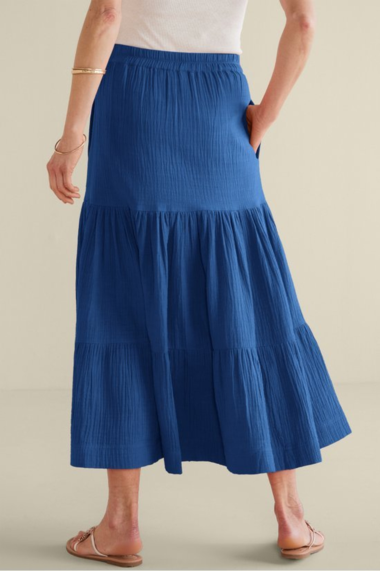 Ruari Gauze Maxi Skirt - Soft Surroundings Outlet