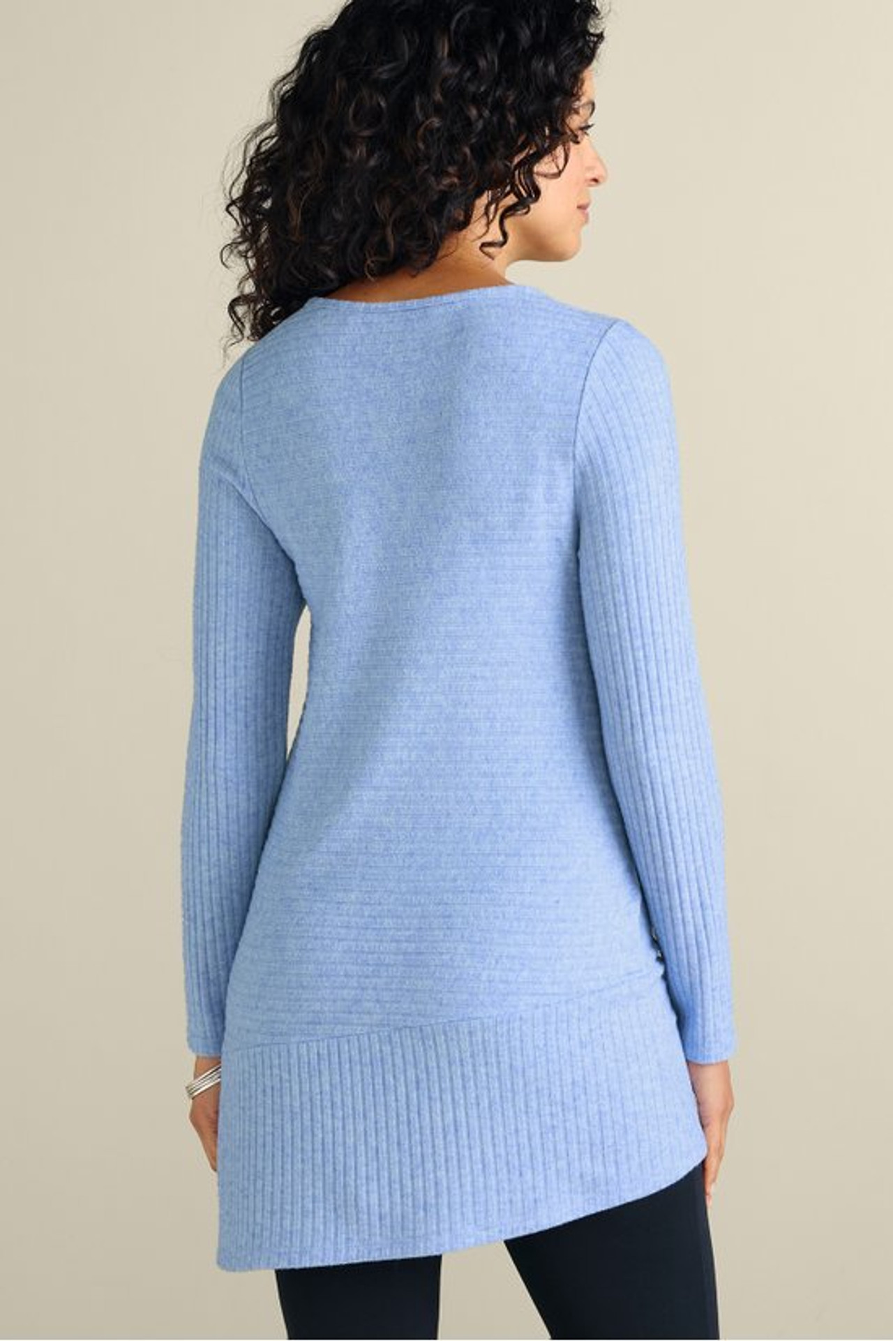 Textured Asymmetrical Tunic - Soft Surroundings Outlet