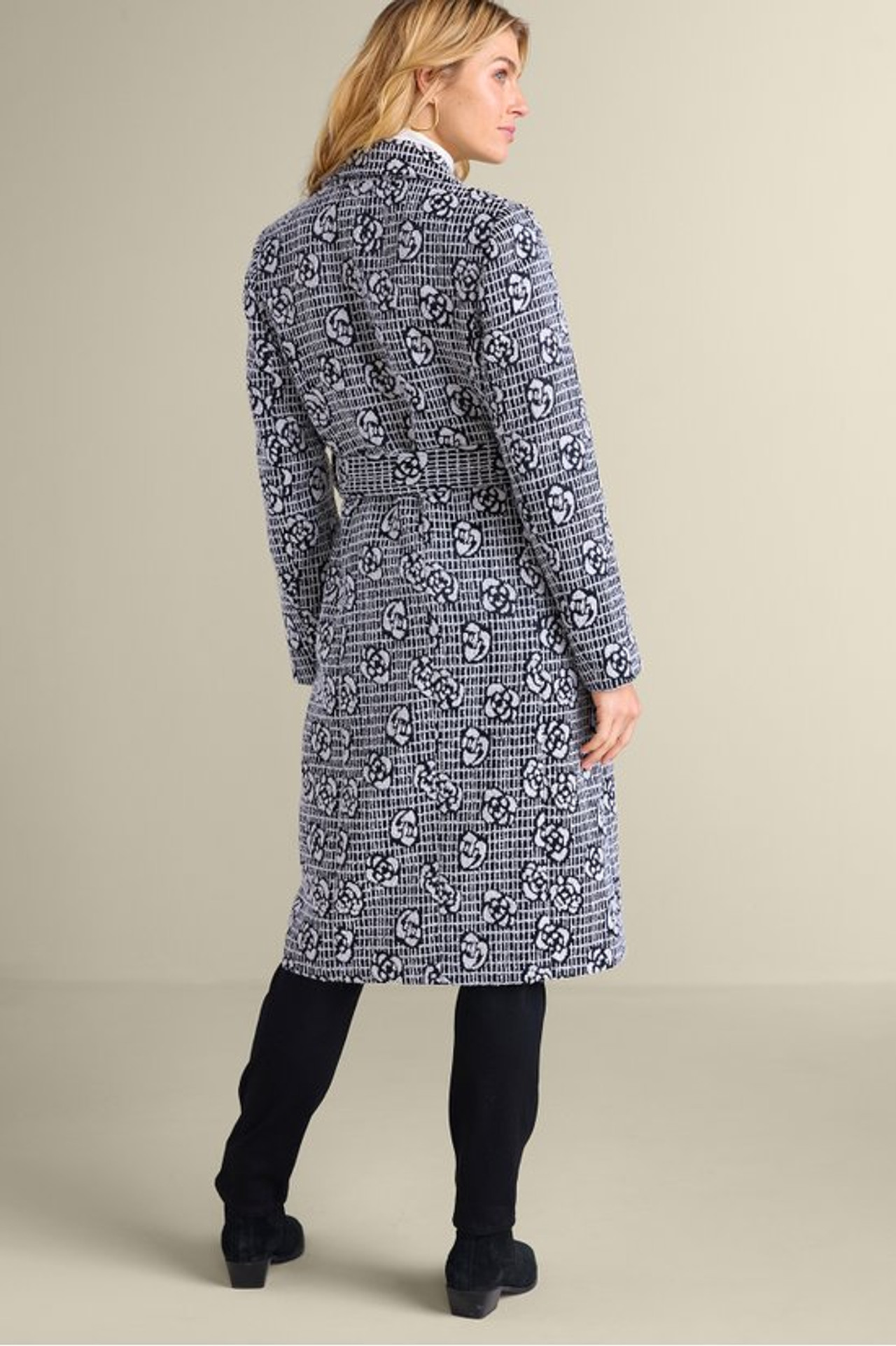 Rami Jacquard Coat - Soft Surroundings Outlet