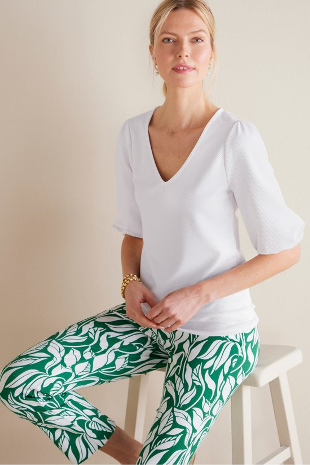 Tabitha Puff Sleeve Top - Soft Surroundings Outlet