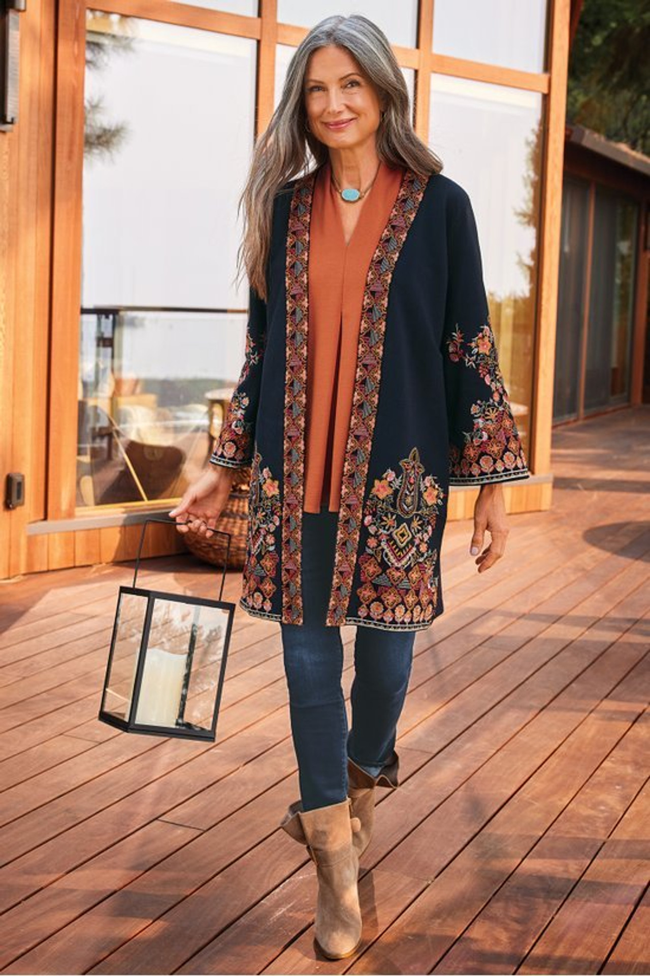 Fiberworks Kimono - Soft Surroundings Outlet