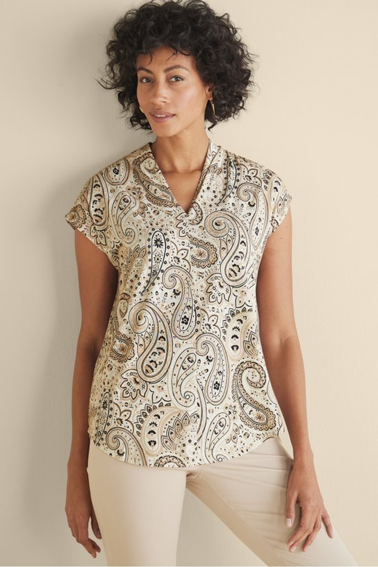 Twilight Luau Printed Tunic - Soft Surroundings Outlet