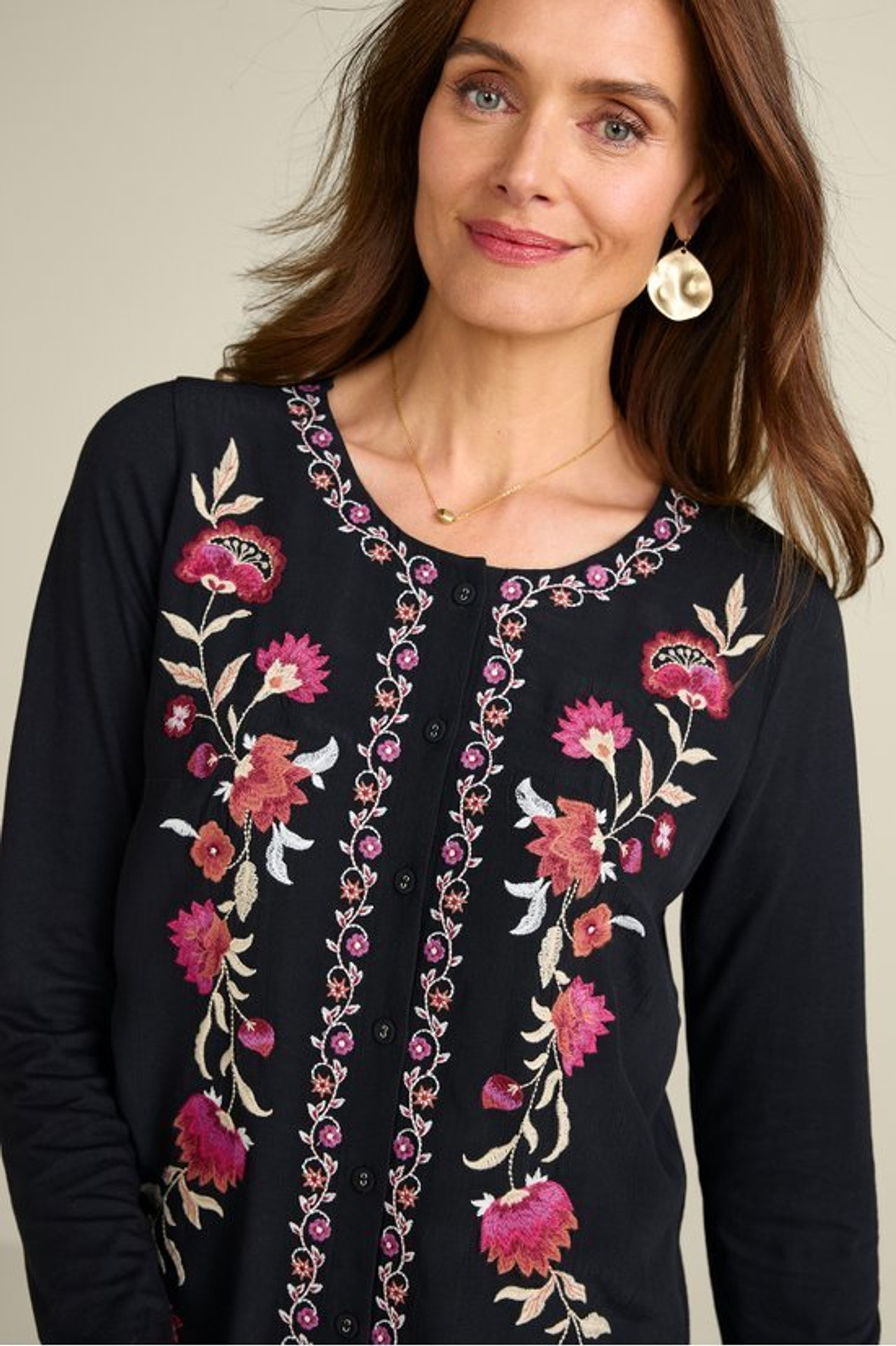 Talulla Embroidered Tunic - Soft Surroundings Outlet