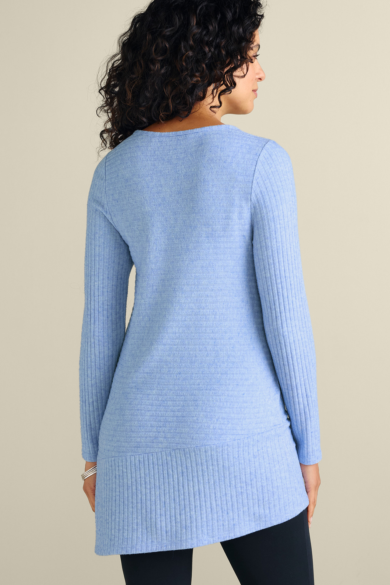 Textured Asymmetrical Tunic - Soft Surroundings Outlet