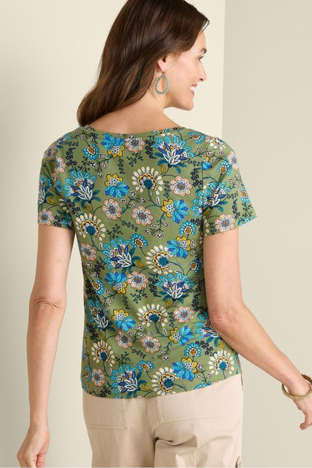 SoftEssential™ Supima® Short Sleeve Tee - Soft Surroundings Outlet