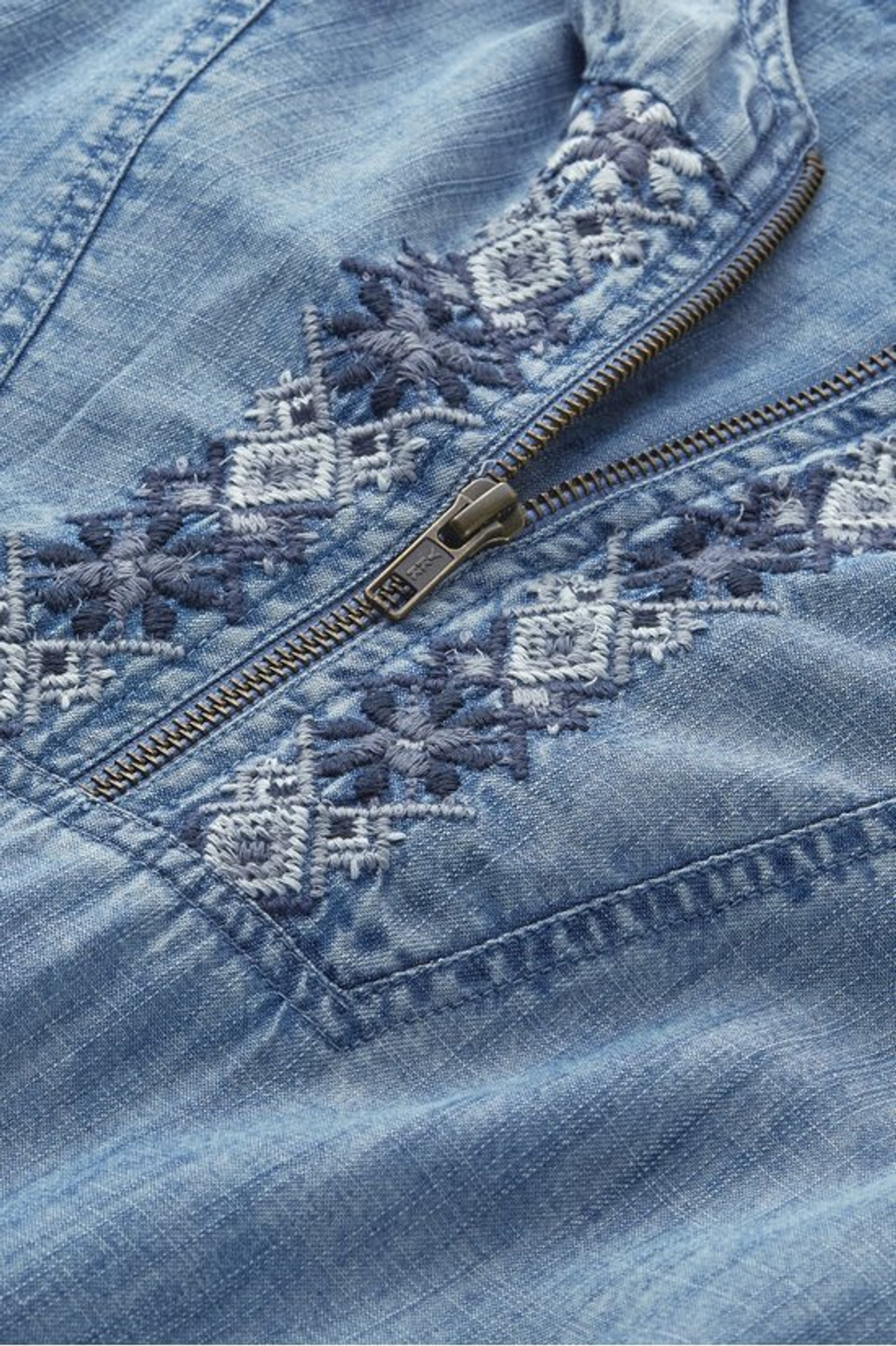 Evie Embroidered TENCEL™ Hoodie - Soft Surroundings Outlet