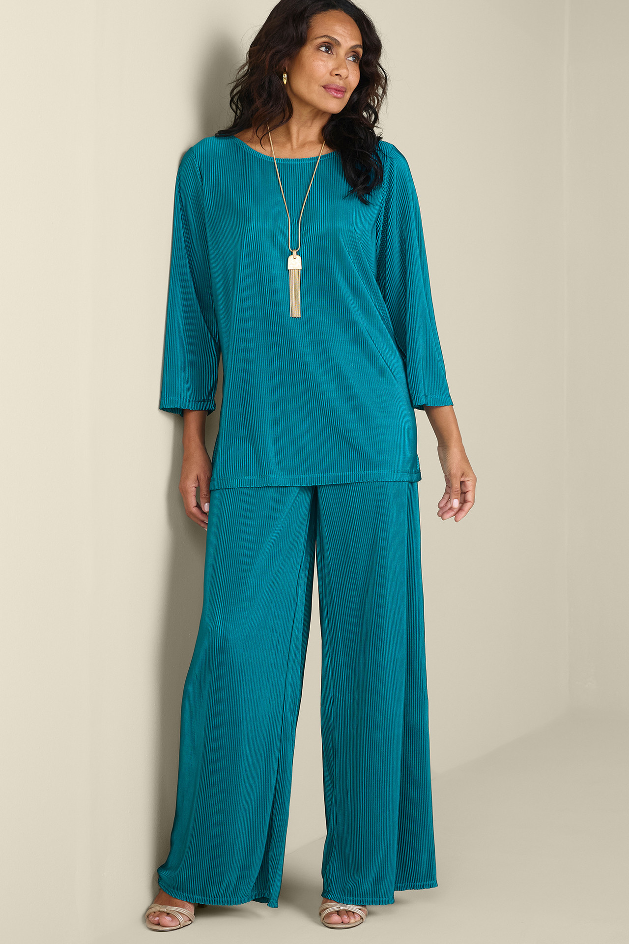Cella Plisse Tunic - Soft Surroundings Outlet