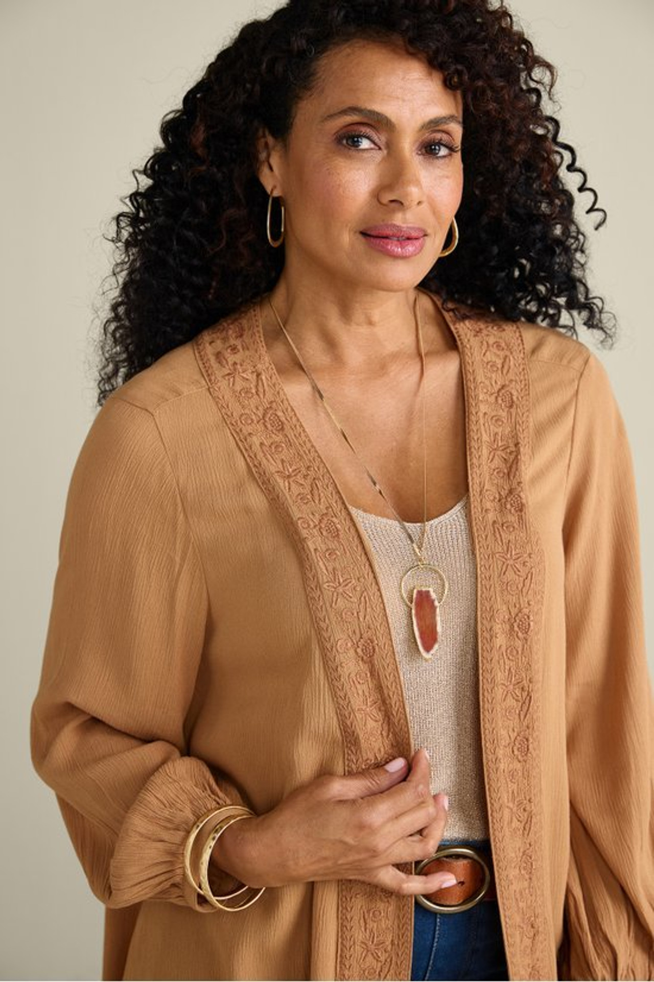 Megara Gauze Topper - Soft Surroundings Outlet