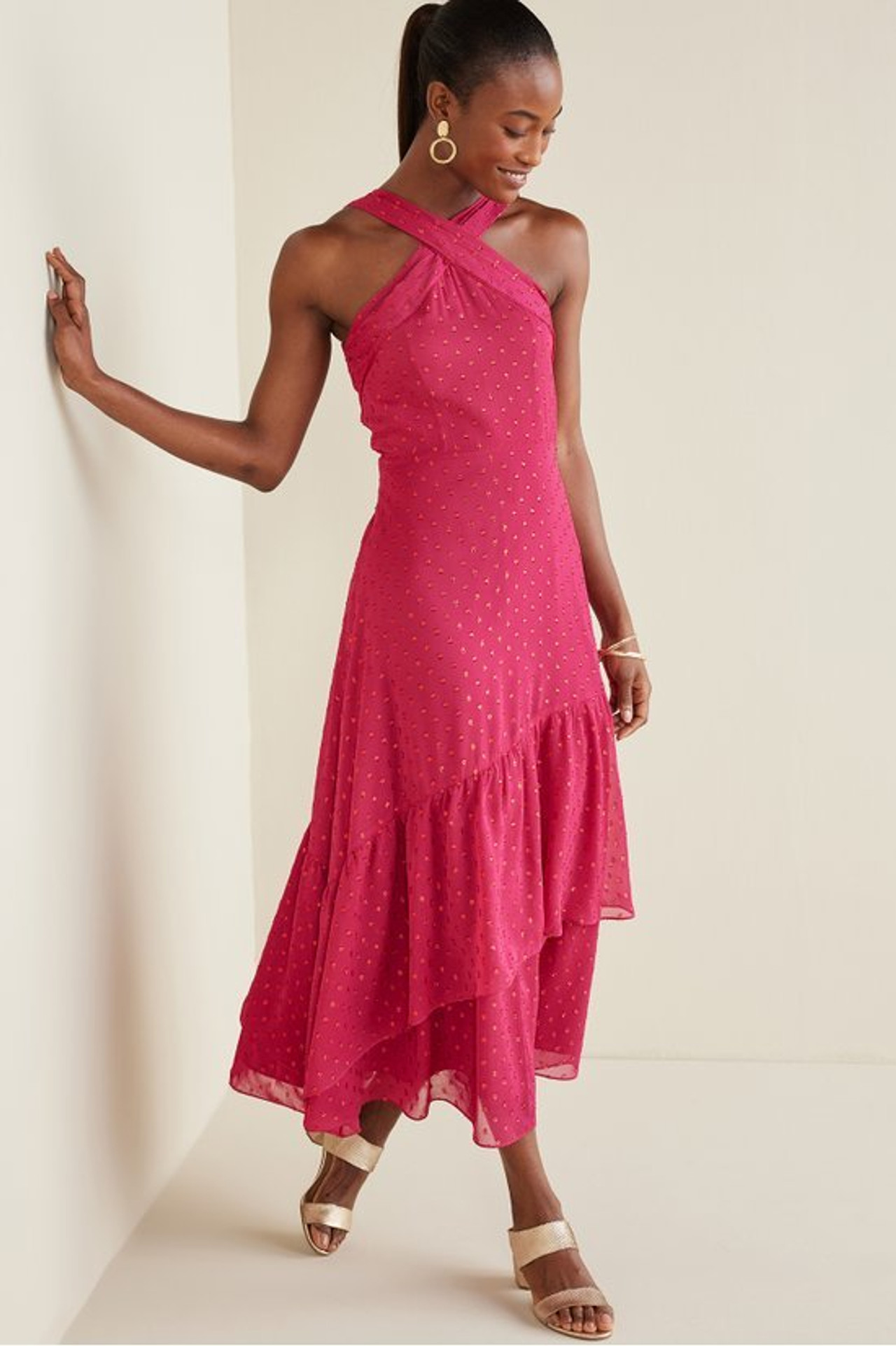 Sanna Sparkling Maxi Dress - Soft Surroundings Outlet