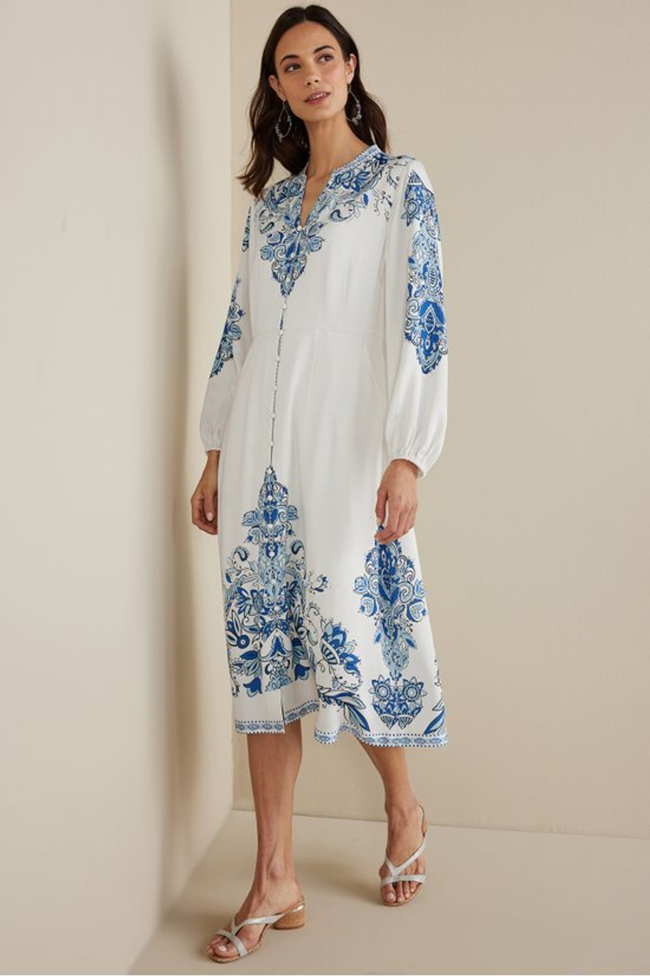 Louise Midi Dress - Soft Surroundings Outlet
