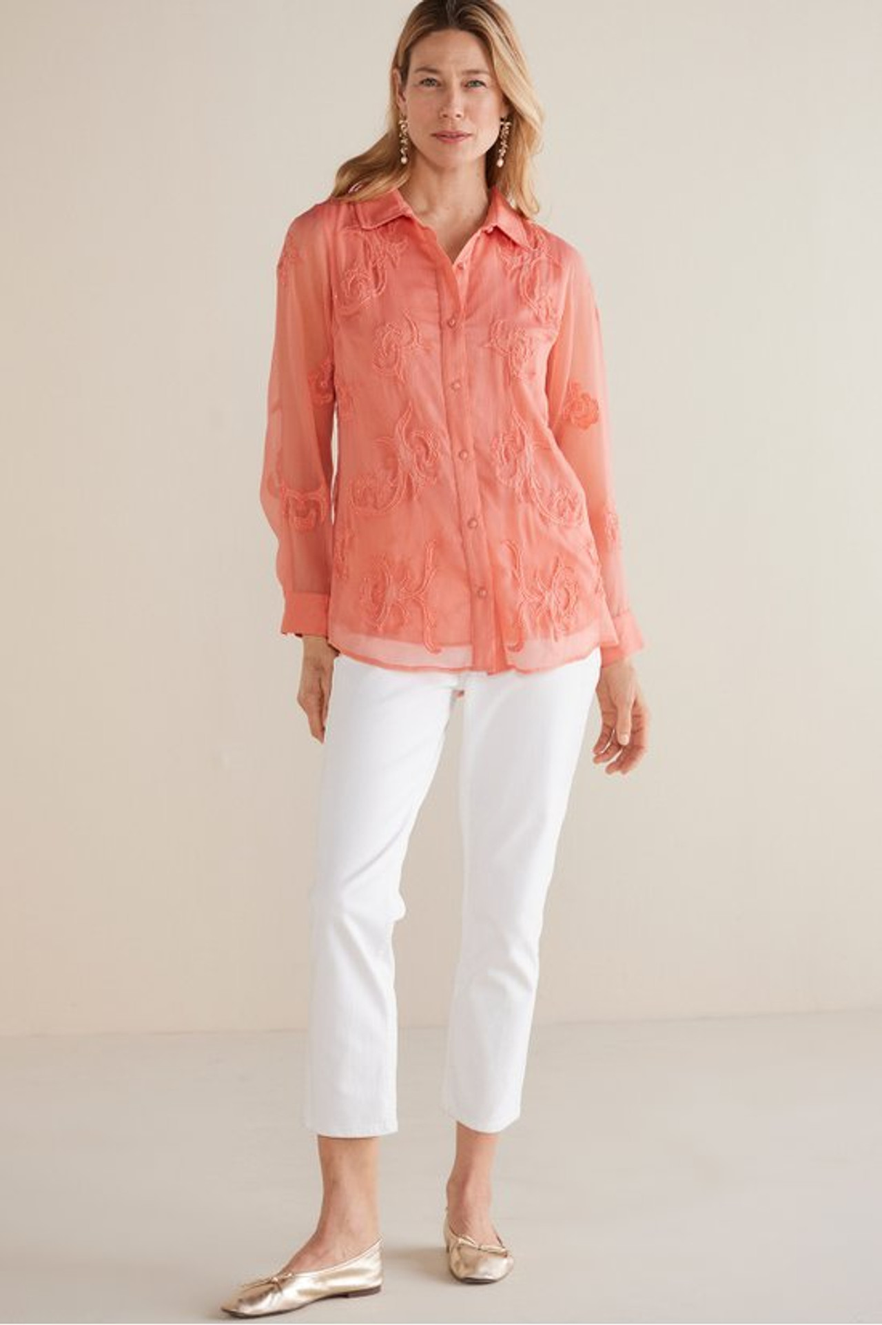 Savannah Embellished Tunic - Soft Surroundings Outlet