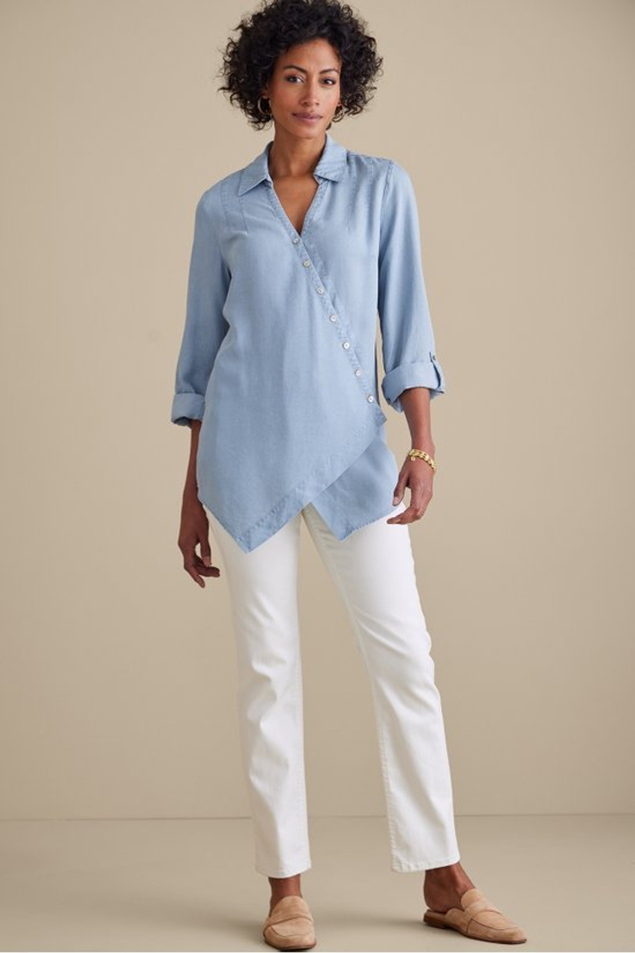 Washed TENCEL™ Tunic - Soft Surroundings Outlet
