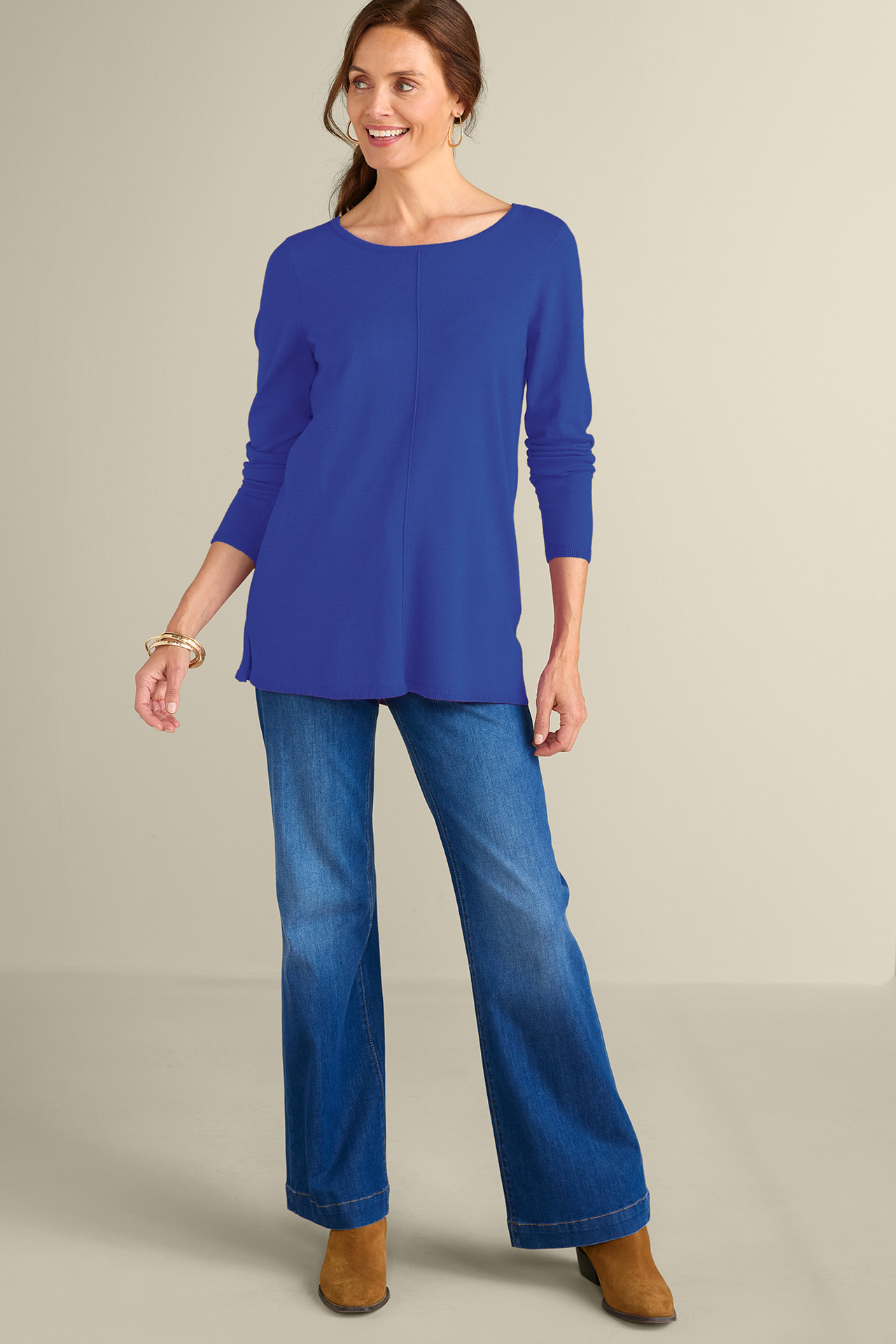 Tiana Sweater Tunic - Soft Surroundings Outlet