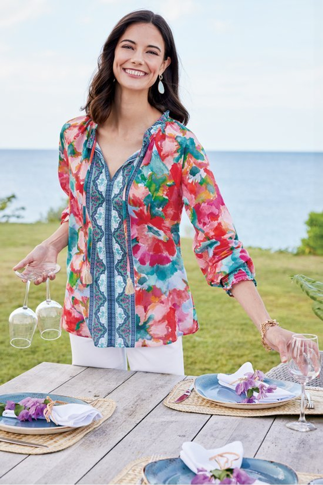 Evalina Top - Soft Surroundings Outlet