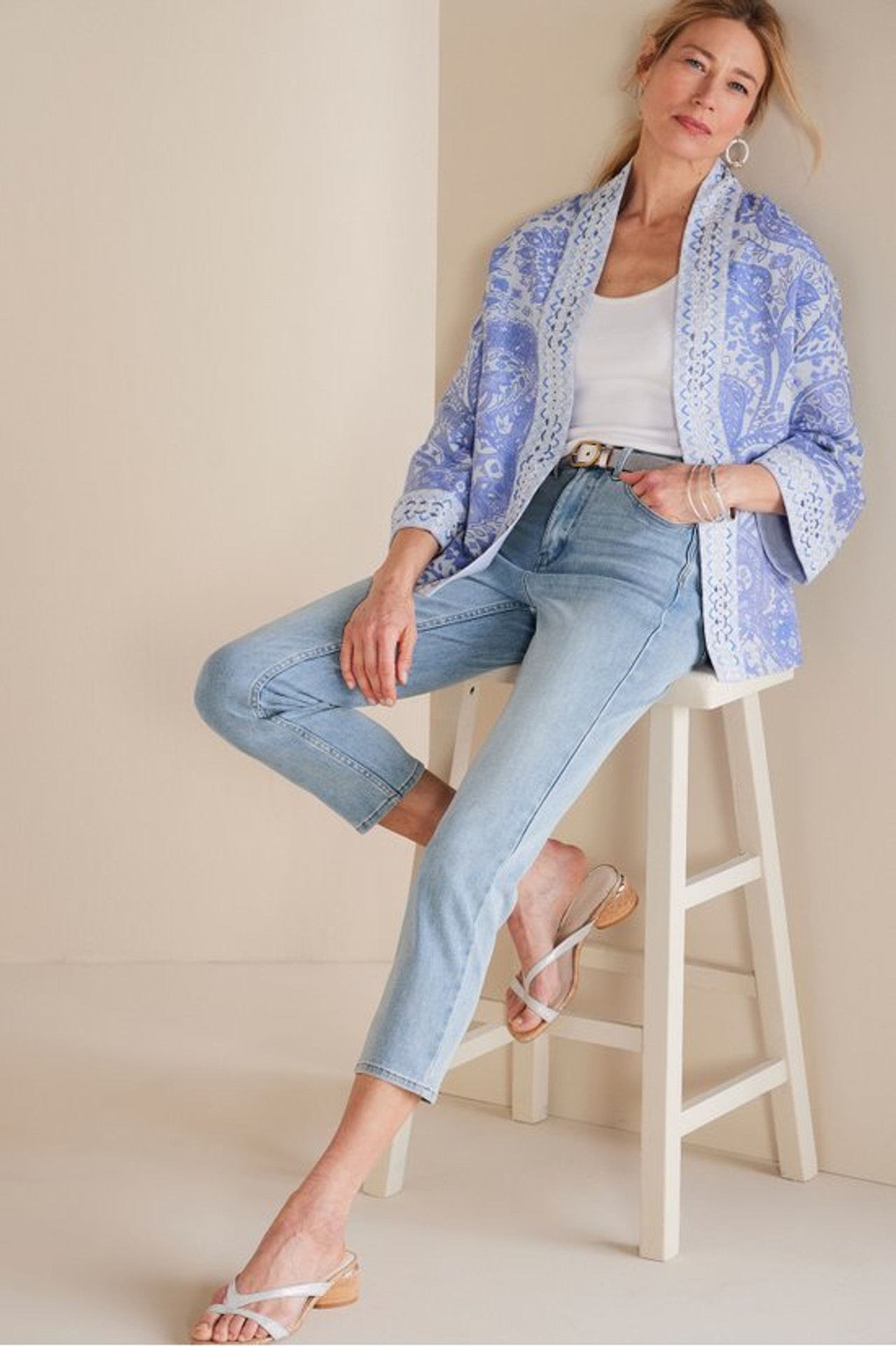 Ultimate Denim Slim Leg Crop Jeans - Soft Surroundings Outlet