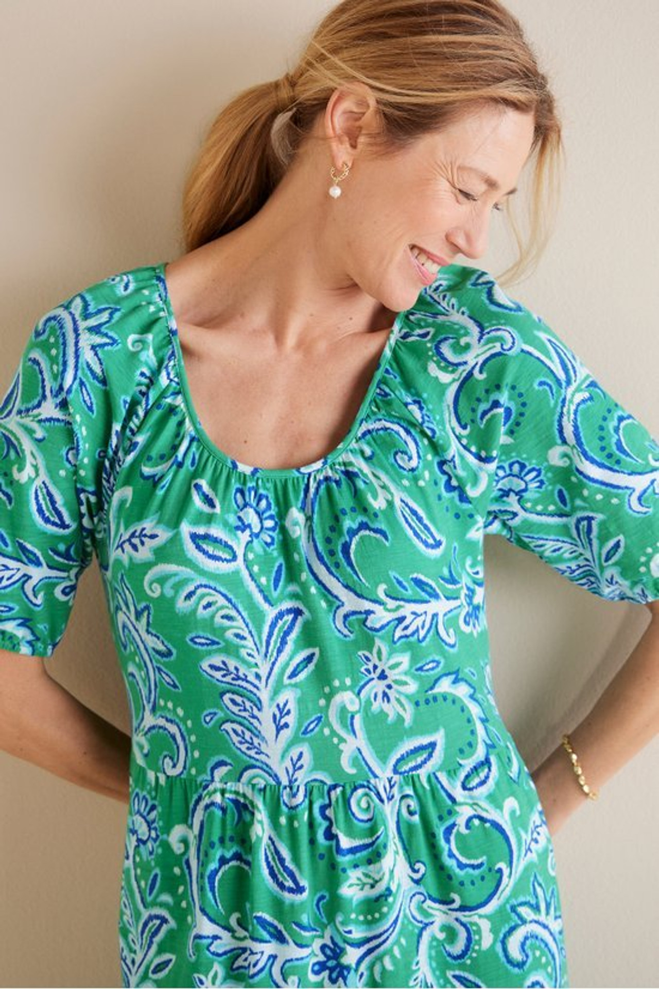 Ilana Midi Dress - Soft Surroundings Outlet