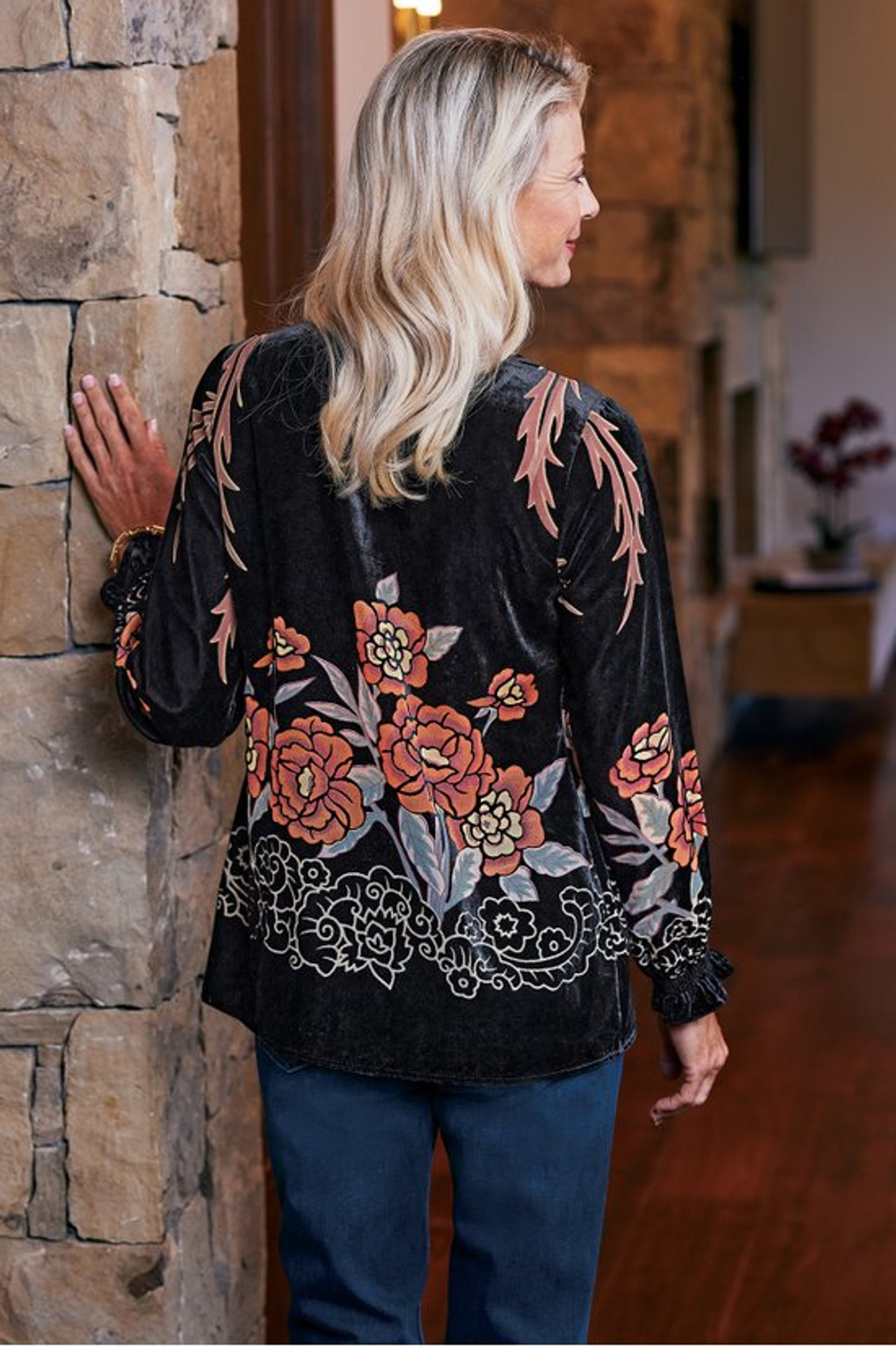 Brielle Velvet Top - Soft Surroundings Outlet