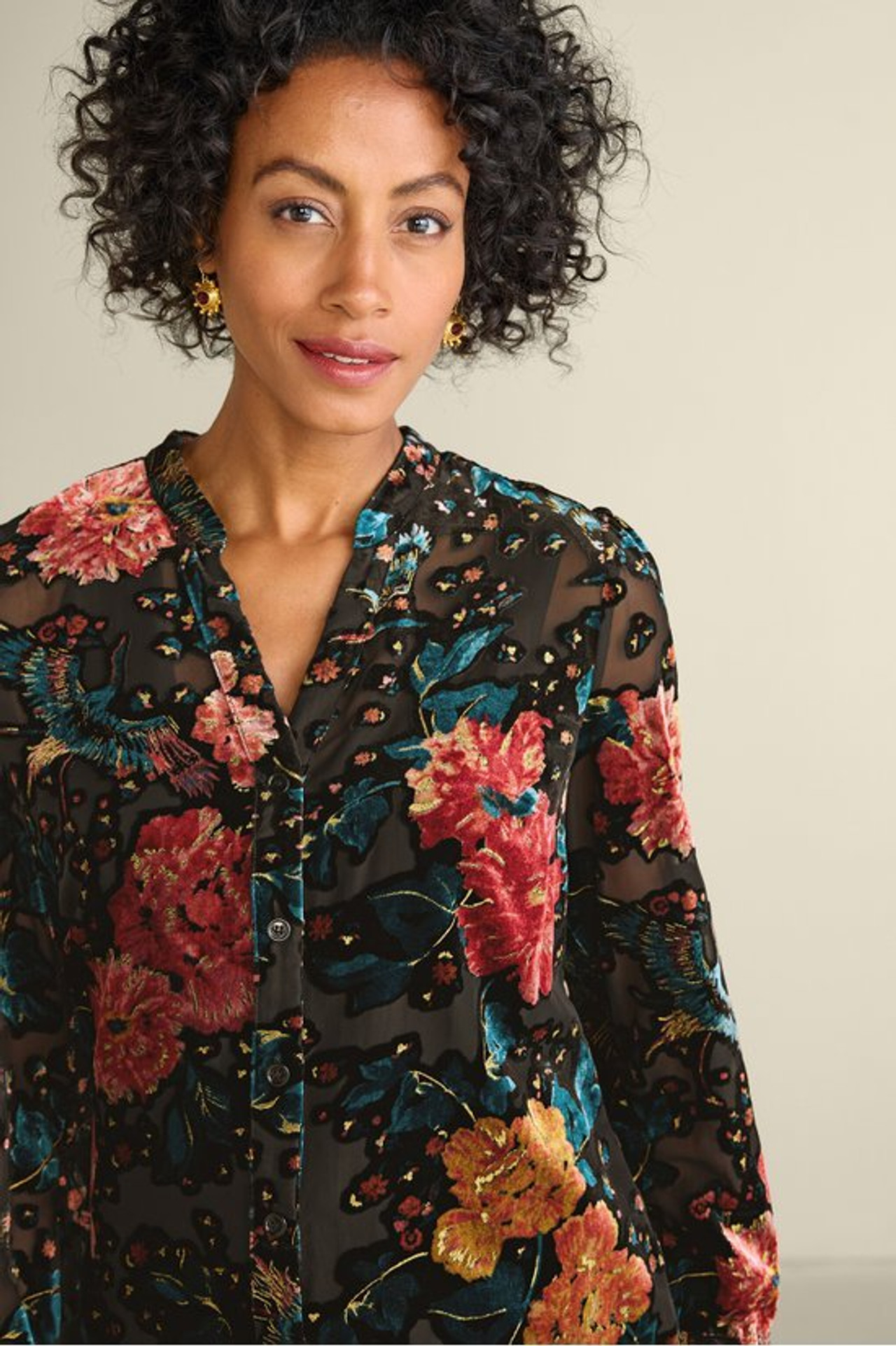 Autumn Velvet Tunic - Soft Surroundings Outlet