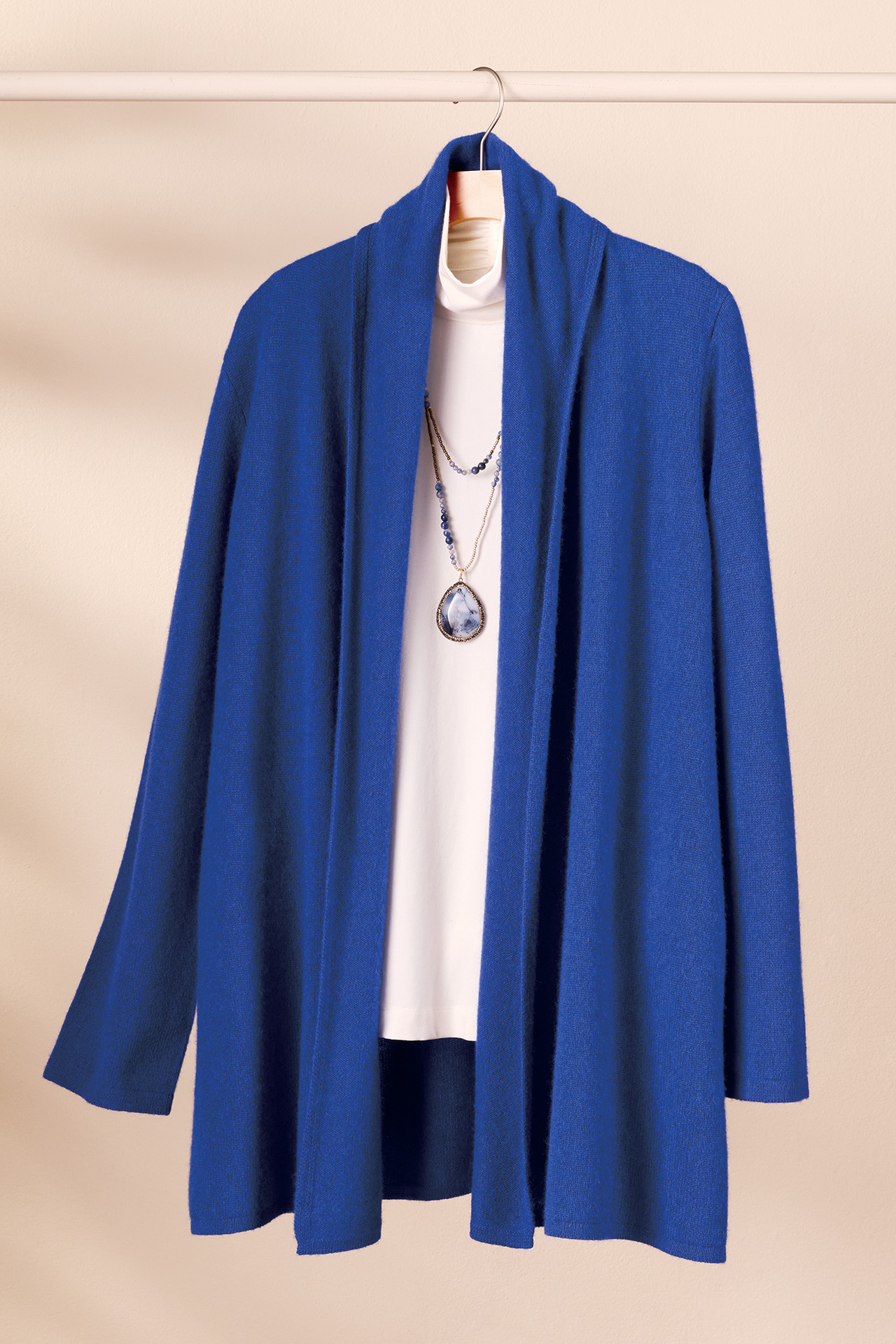Izzy Cashmere Long Cardigan - Soft Surroundings Outlet