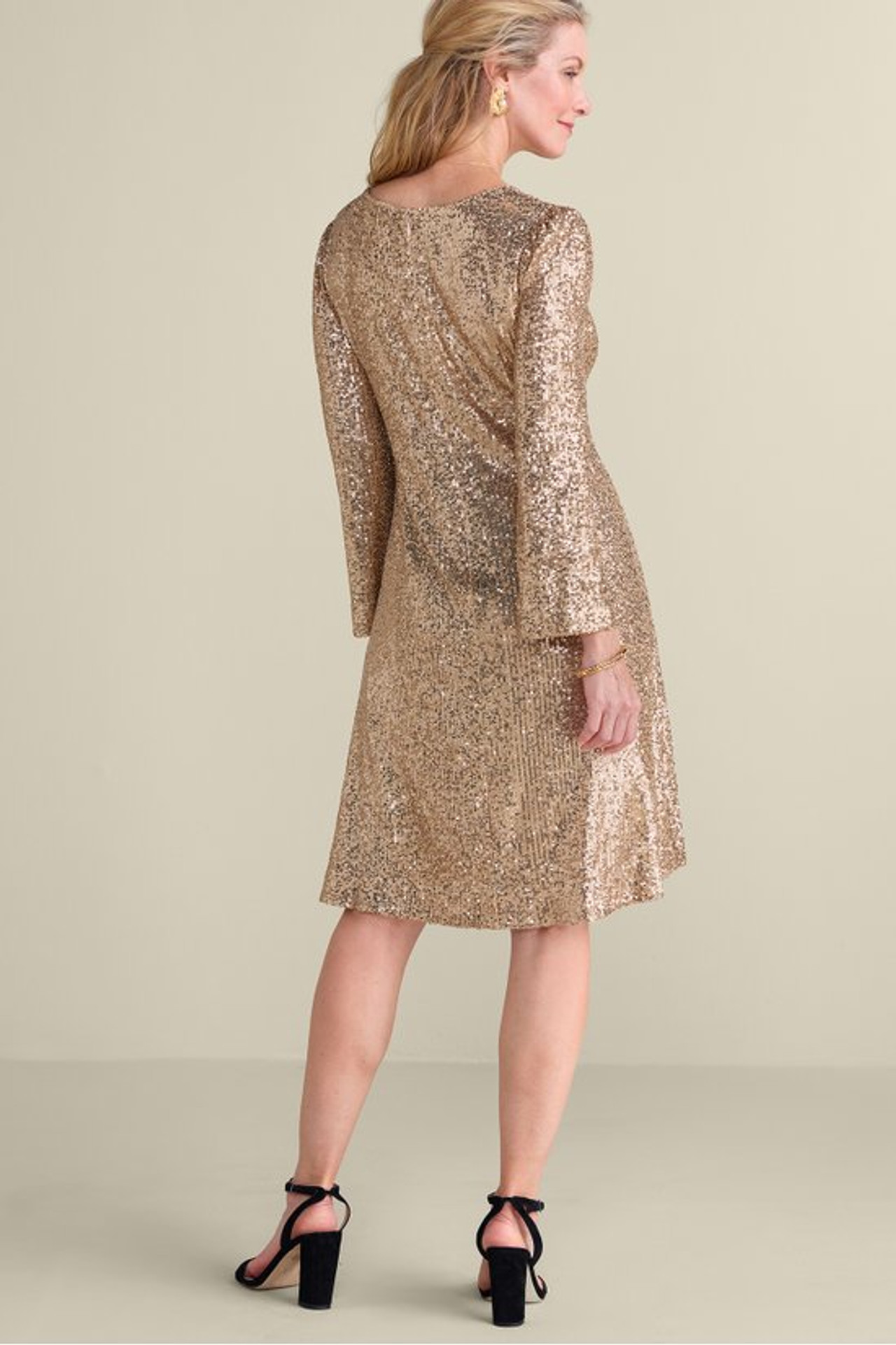Sancerre Sequin Dress - Soft Surroundings Outlet