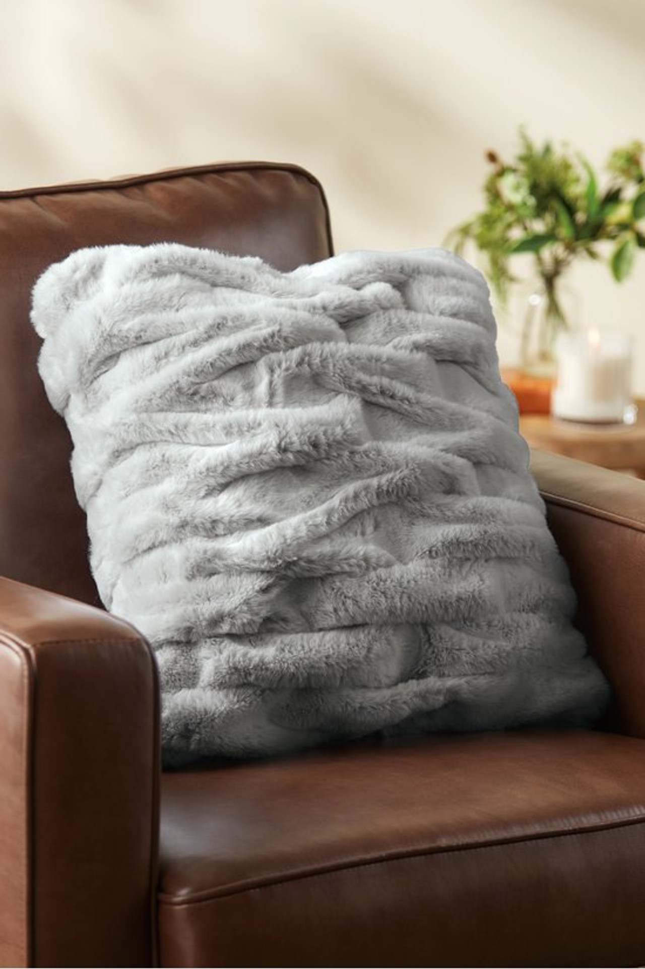 La Parisienne Faux Fur Pillow - Soft Surroundings Outlet